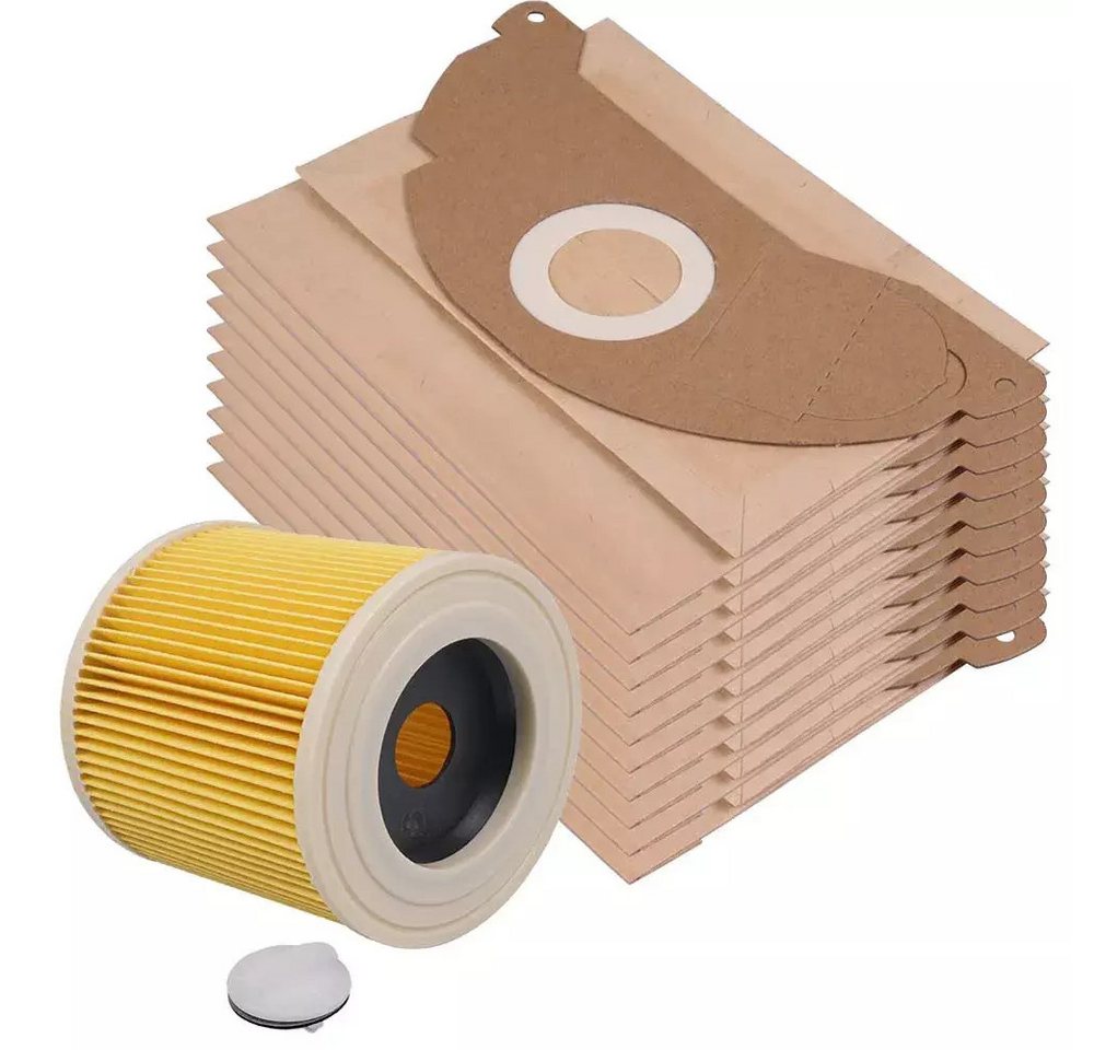 PRIMEBAG Staubsaugerbeutel Filter für KÄRCHER 6.904-322.0 MV2 WD1 WD2 A2003 A2004 kompatibel