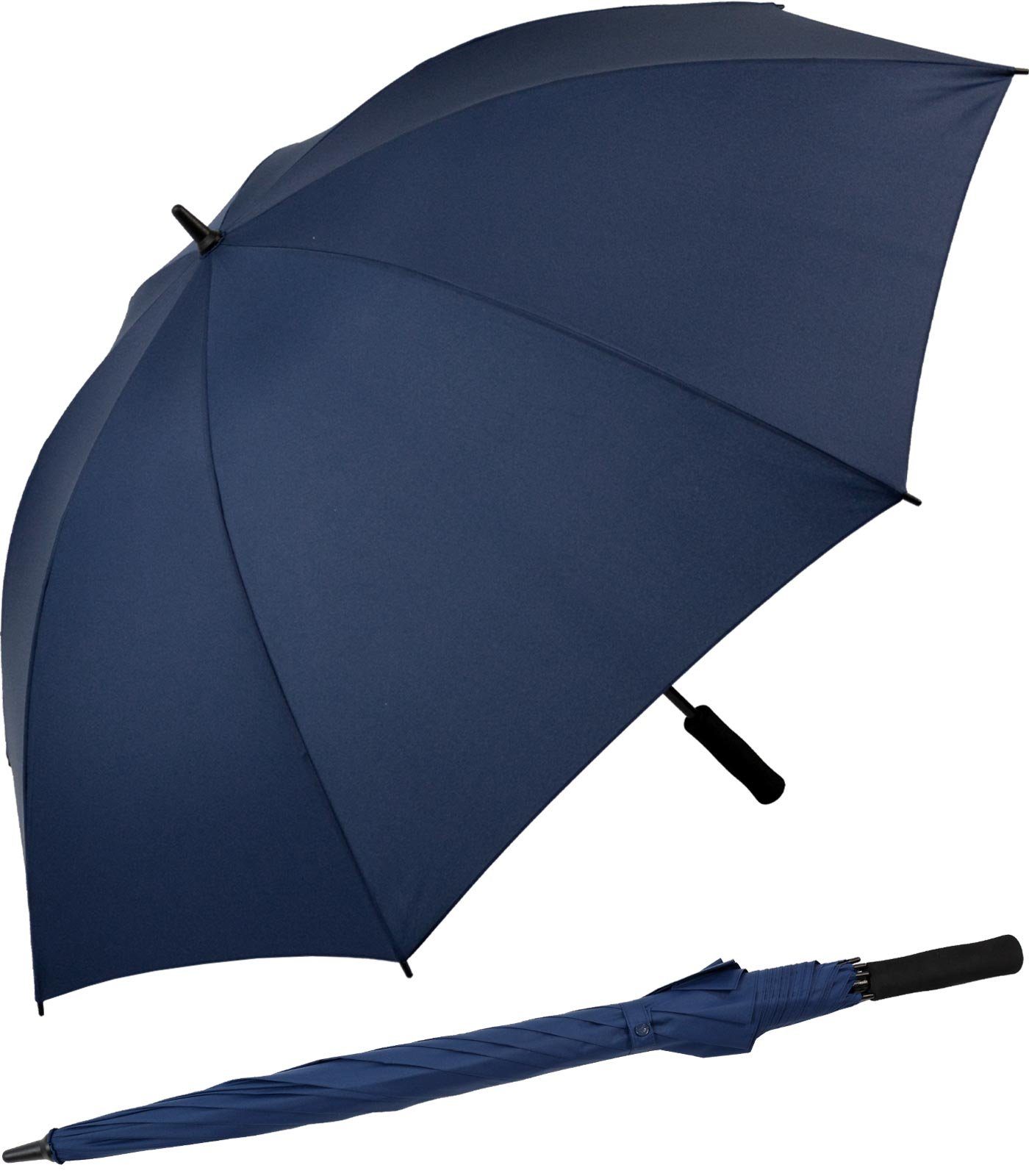 Stockregenschirm XXL 130 cm Durchmesser Golf-Partnerschirm