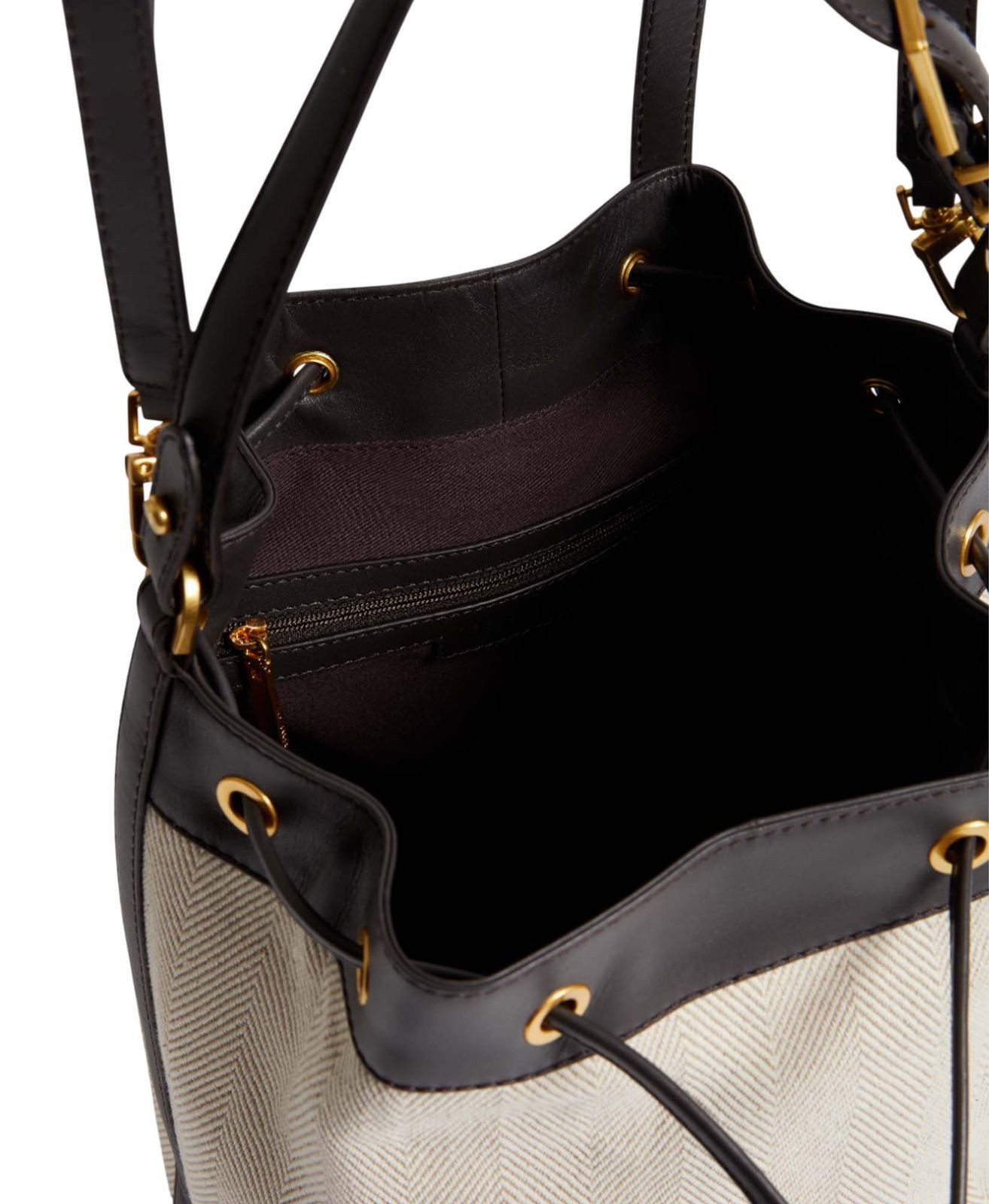 Ted Baker Schultertasche Tashah Belt Detail Canvas Herringbone Shoulder Bag