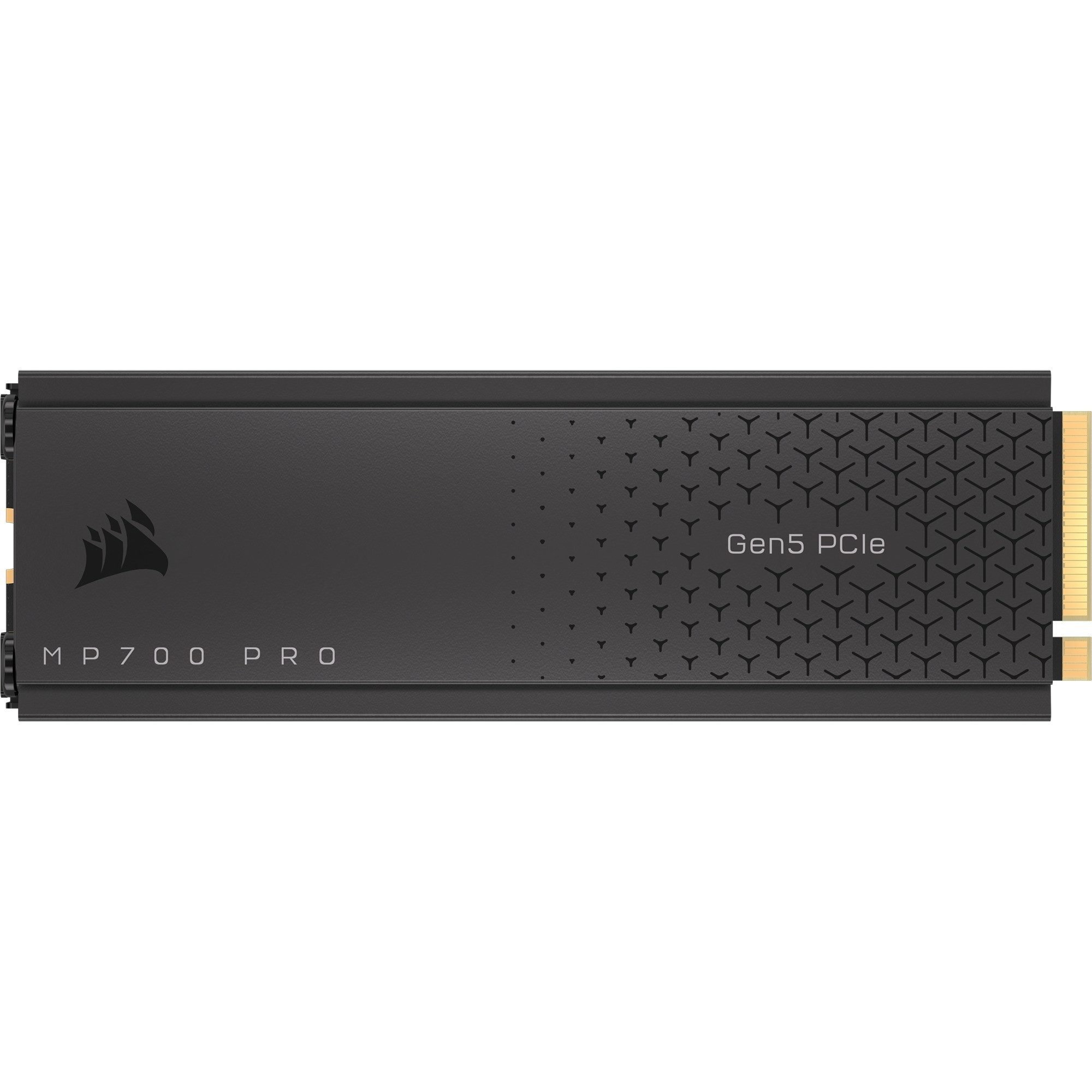 Corsair MP700 PRO 4TB Luftkühler M.2 2280 NVMe Gen5 4000GB interne SSD (4 TB) M.2" 14000 MB/S Lesegeschwindigkeit, 12000 MB/S Schreibgeschwindigkeit, PCIe Gen5 x4, NVMe 2.0, 3D TLC NAND, Active Cooler, AES-256 Encryption