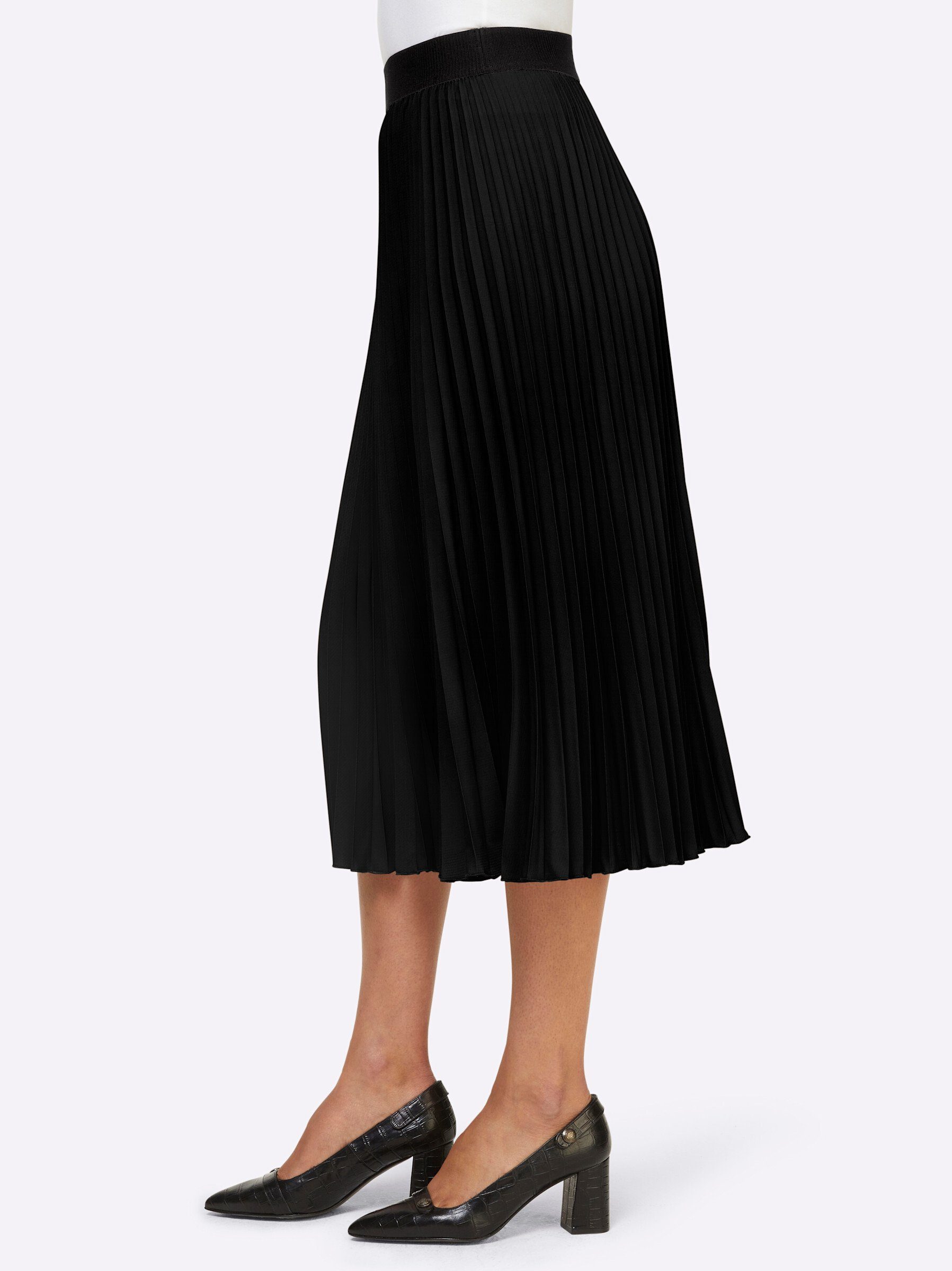 heine A-Linien-Rock Plisseerock . günstig online kaufen