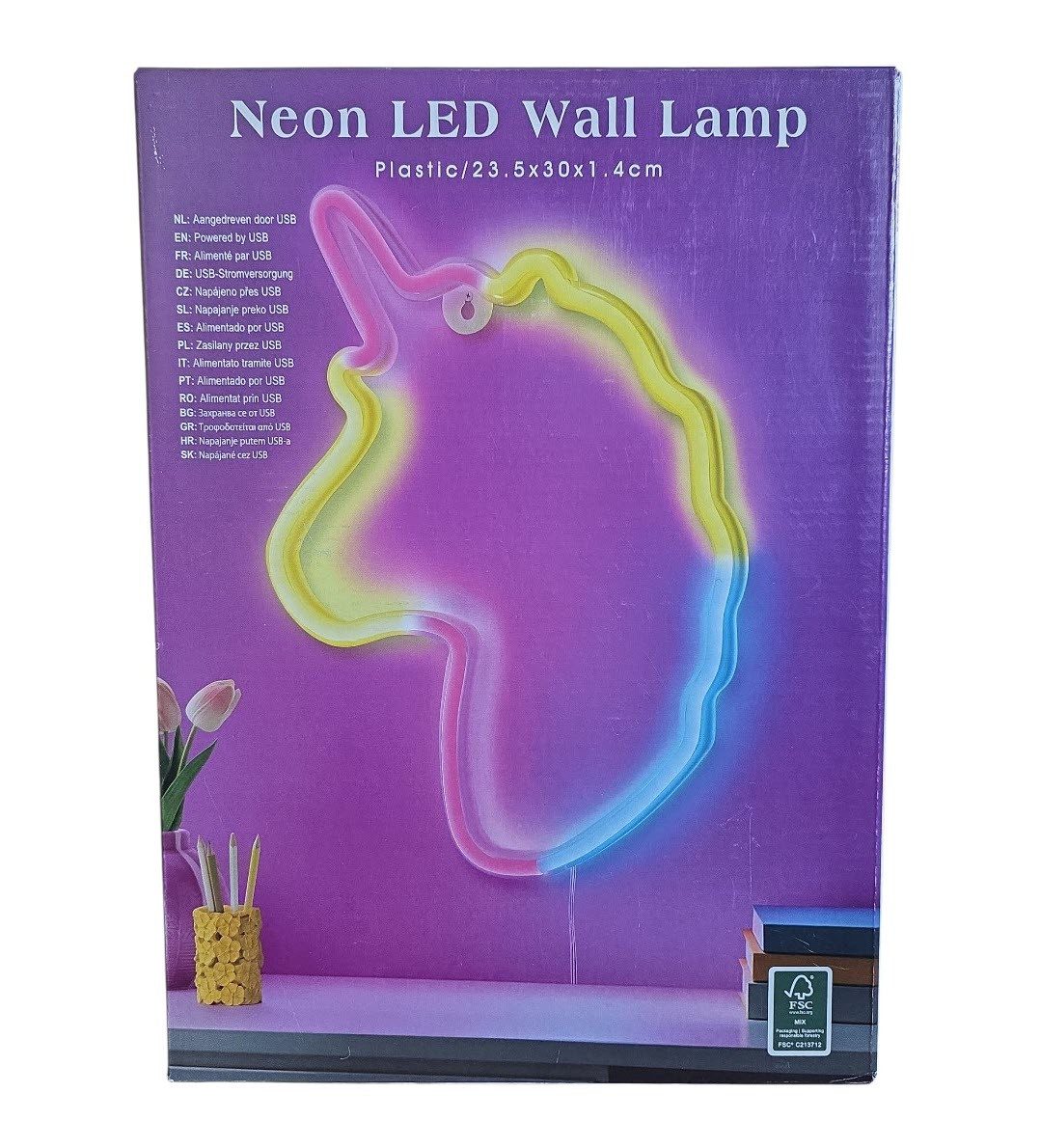ZD Trading LED Dekofigur Neon-LED-Figur Neonlampe