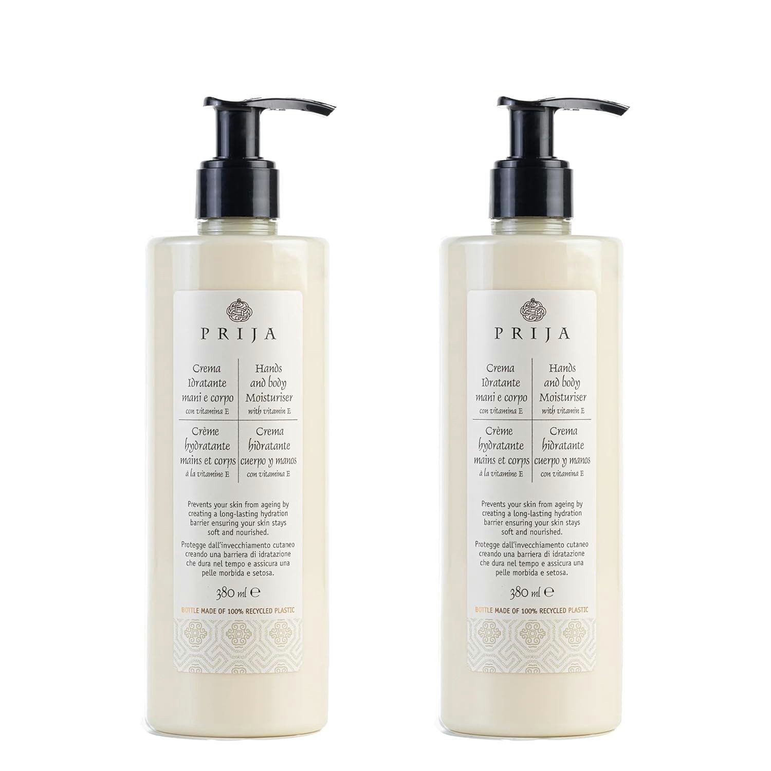 PRIJA Bodylotion PRIJA Hand & Körperlotion mit Vitamin E & Sheabutter, 2-tlg.