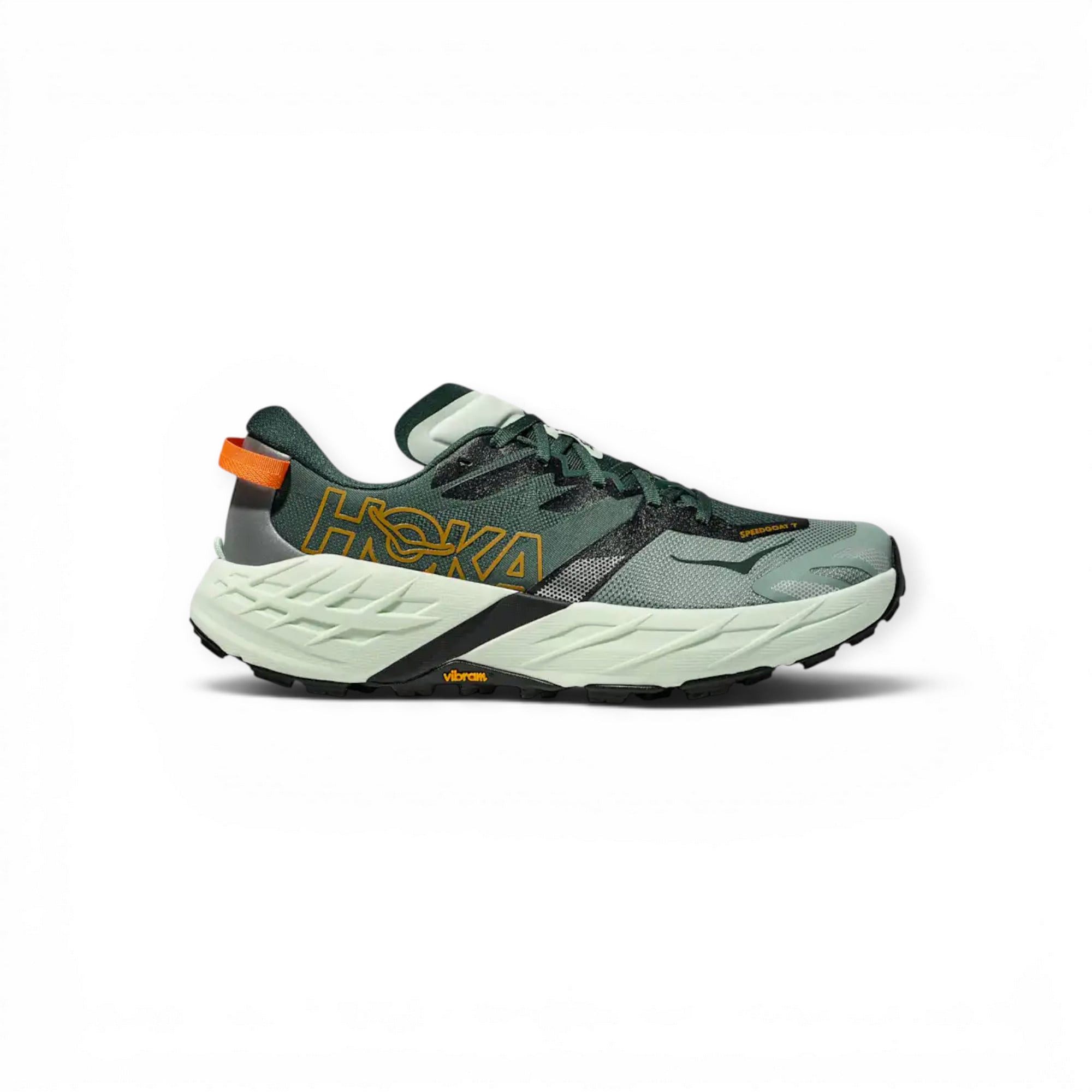 Hoka One One Speedgoat 7 dunkelgün/hellgrün Herren Laufschuh