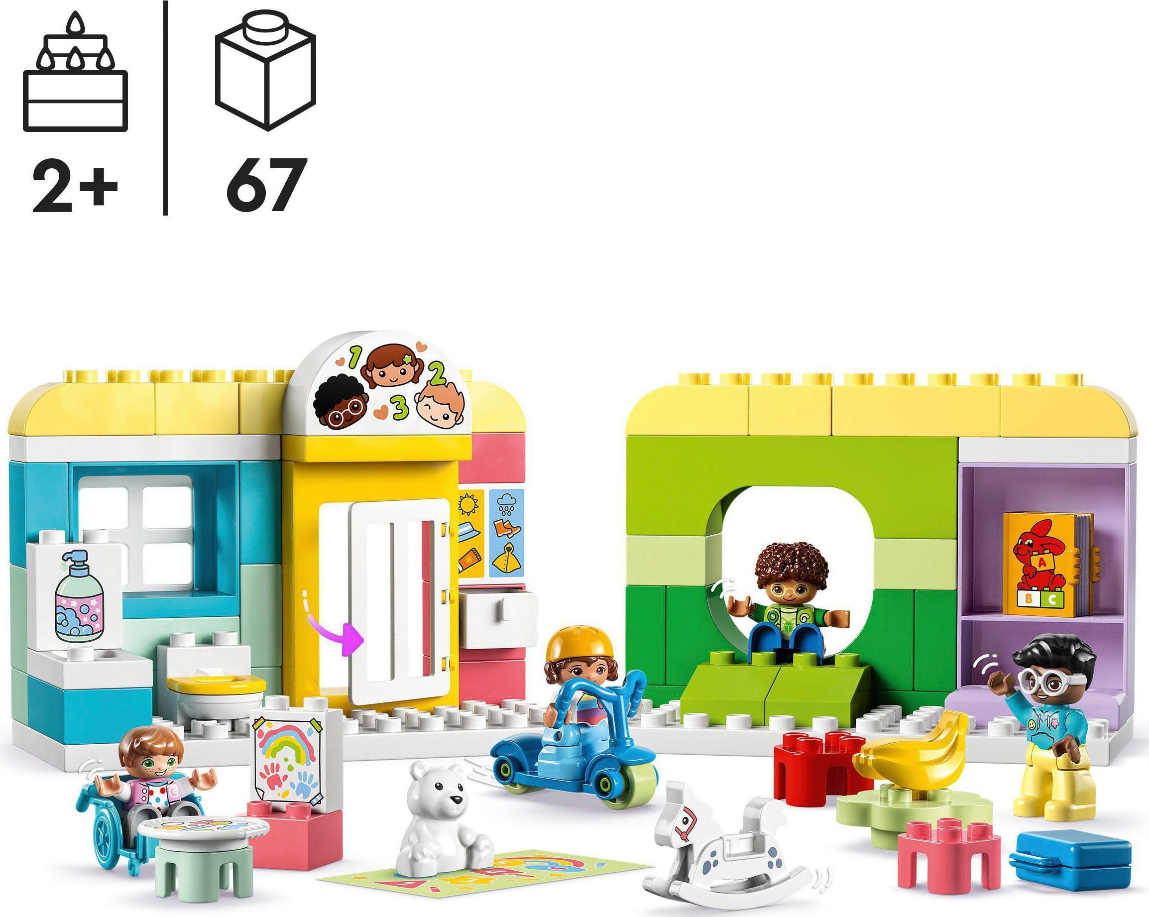 Made Europe (10992), LEGO® Konstruktionsspielsteine Kita in DUPLO, der in (67 Spielspaß LEGO® St),