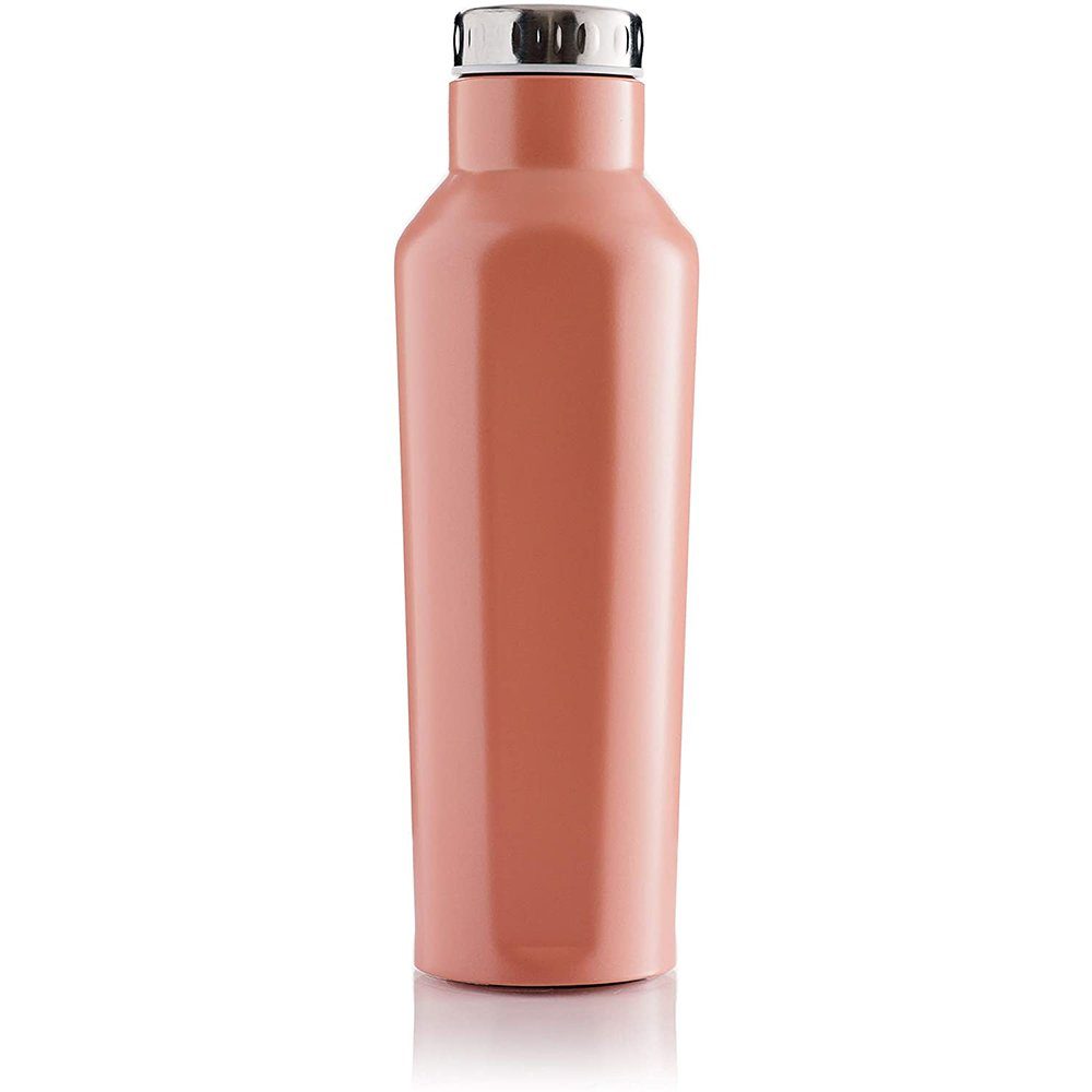 BOHORIA Isolierflasche BOHORIA® Premium Isolierte Edelstahl Trink-Flasche 500ml, Edelstahl Flask Rose