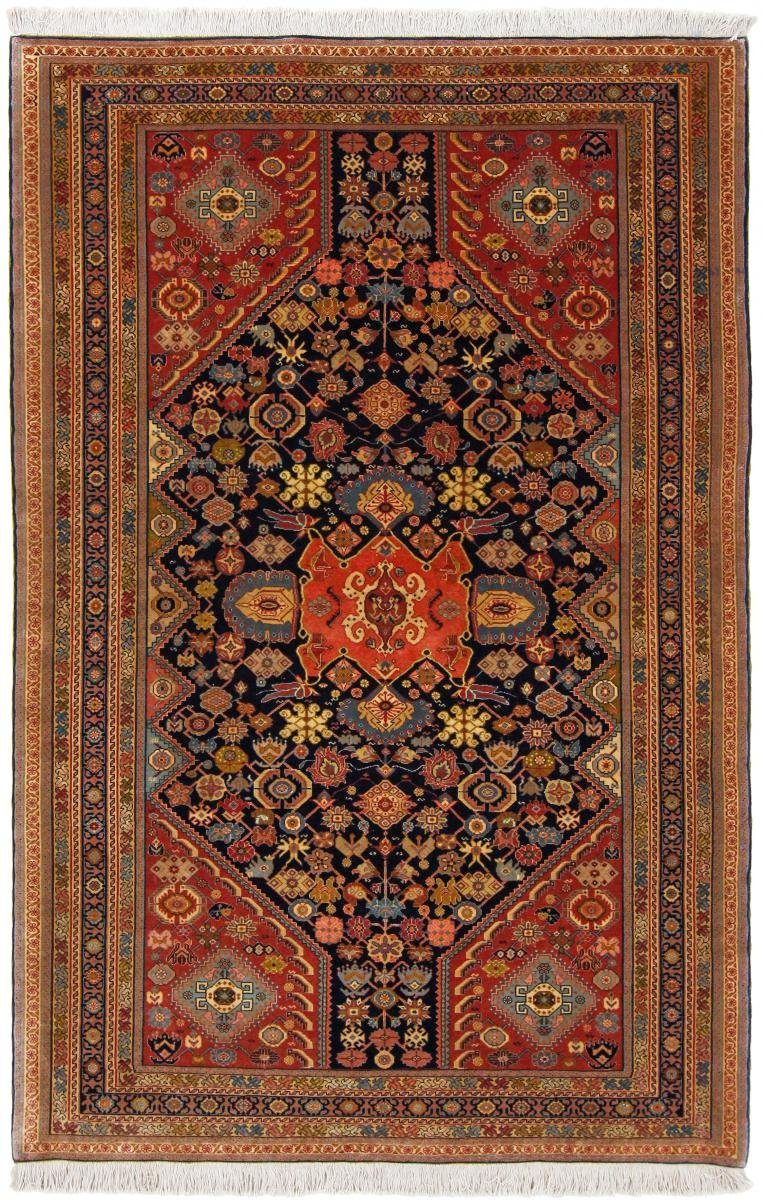 Orientteppich Shiraz Firuzabad Trading, Orientteppich, Handgeknüpfter mm 124x190 Höhe: Nain 5 rechteckig, Antik