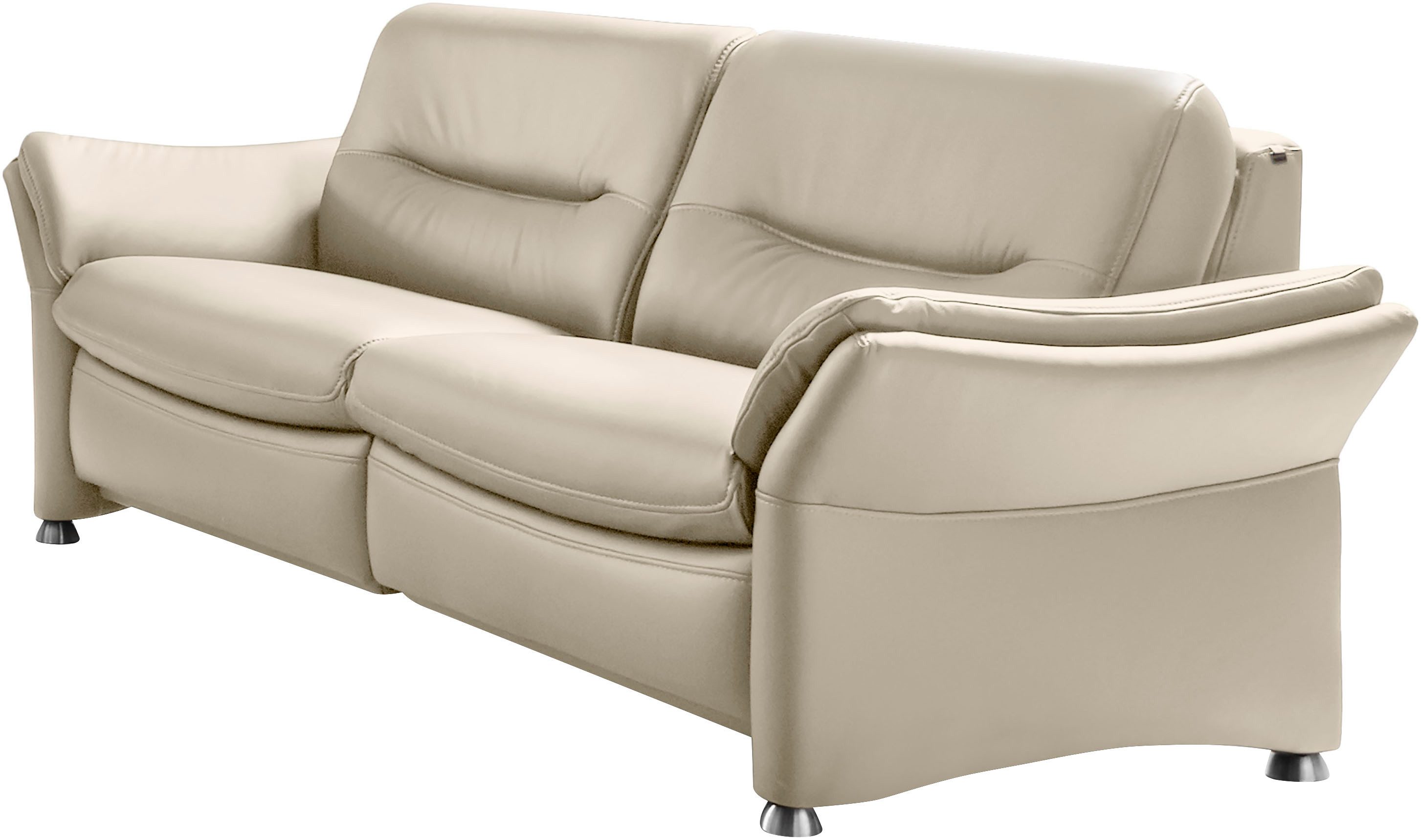 HUKLA 2,5-Sitzer HU-SF15058 Ledersofa, Breite 194 cm, aus Leder, optional Kopfstütze u. WallAway-Funktion