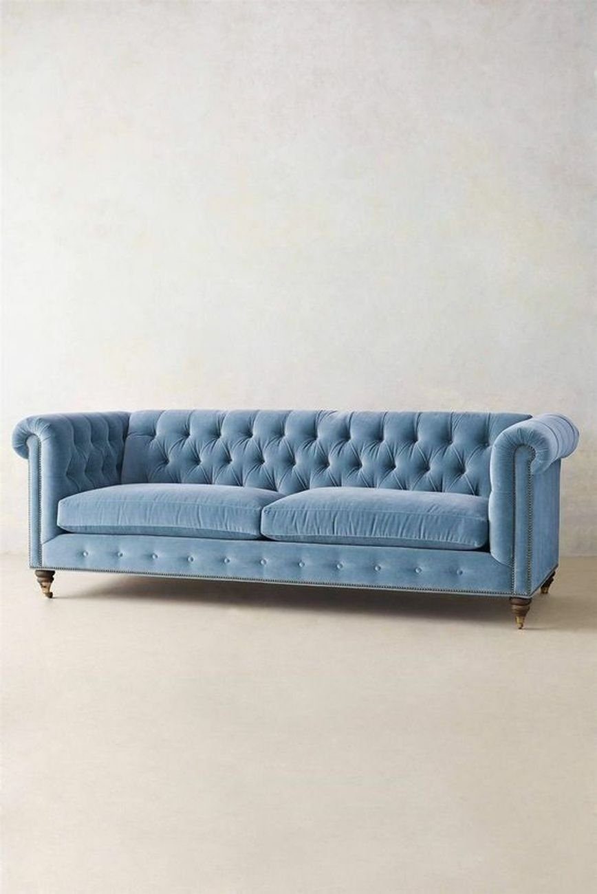 JVmoebel 3-Sitzer Chesterfield in Made Couch Polster Europe Sitz Design Neu, Sofa Textil Luxus Garnitur