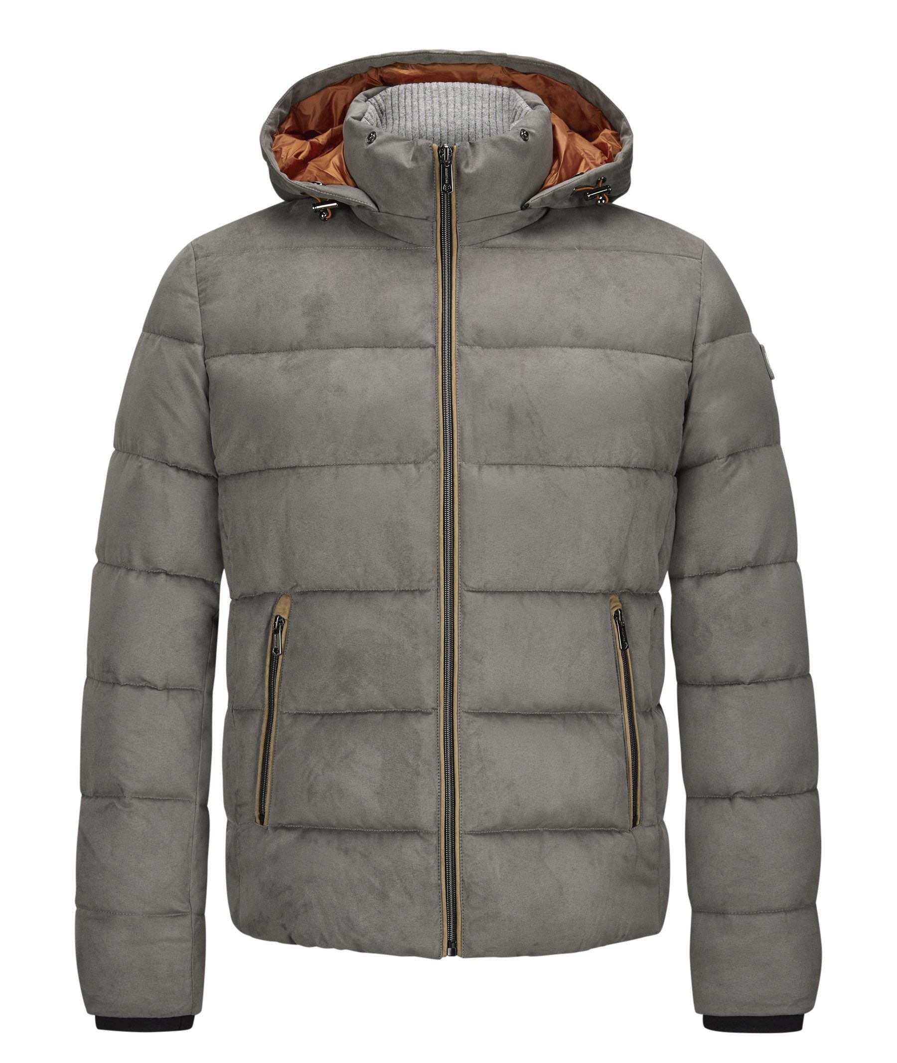 Milestone Steppjacke MSCaleb edles Microvelours mit Kapuze, atmungsaktiv un günstig online kaufen