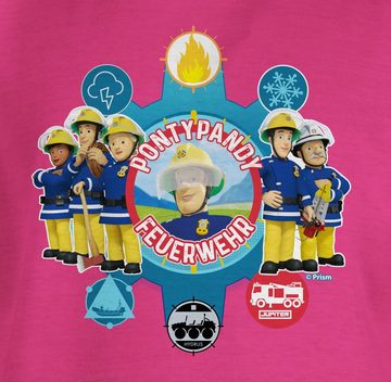 Shirtracer T-Shirt Pontypandy Feuerwehr Feuerwehrmann Sam Mädchen