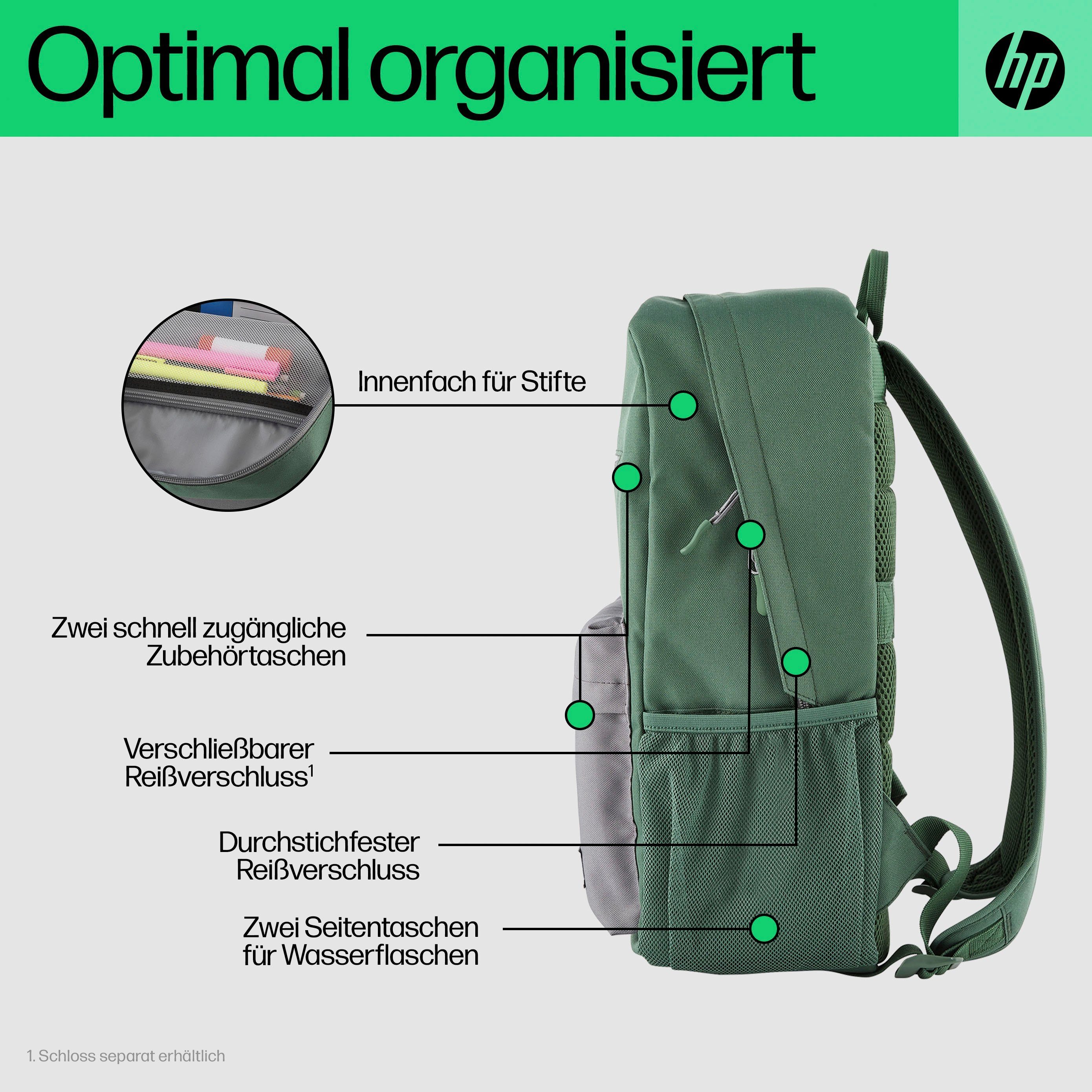 HP Notebook-Rucksack Campus (grün) günstig online kaufen
