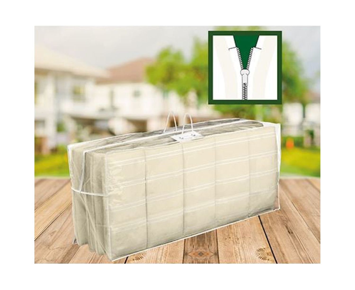 BURI Schutzplane Schutzhülle für Hochlehner Auflagen Tragetasche Kissentasc günstig online kaufen