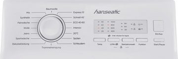 Hanseatic Waschmaschine Toplader HTW510D, 5 kg, 1000 U/min, Mengenautomatik, Überlaufschutzsystem