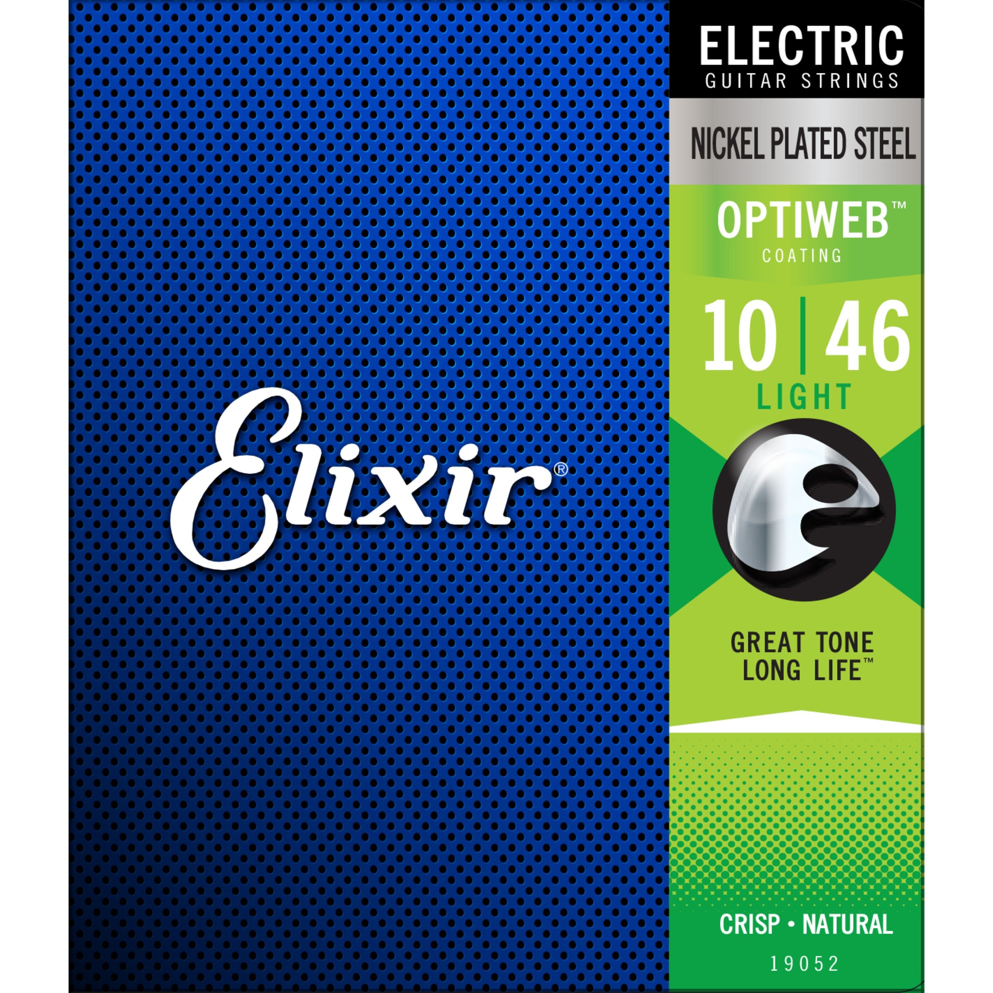 Elixir Saiten, 19052 Optiweb Electric 10-46 - E-Gitarrensaiten
