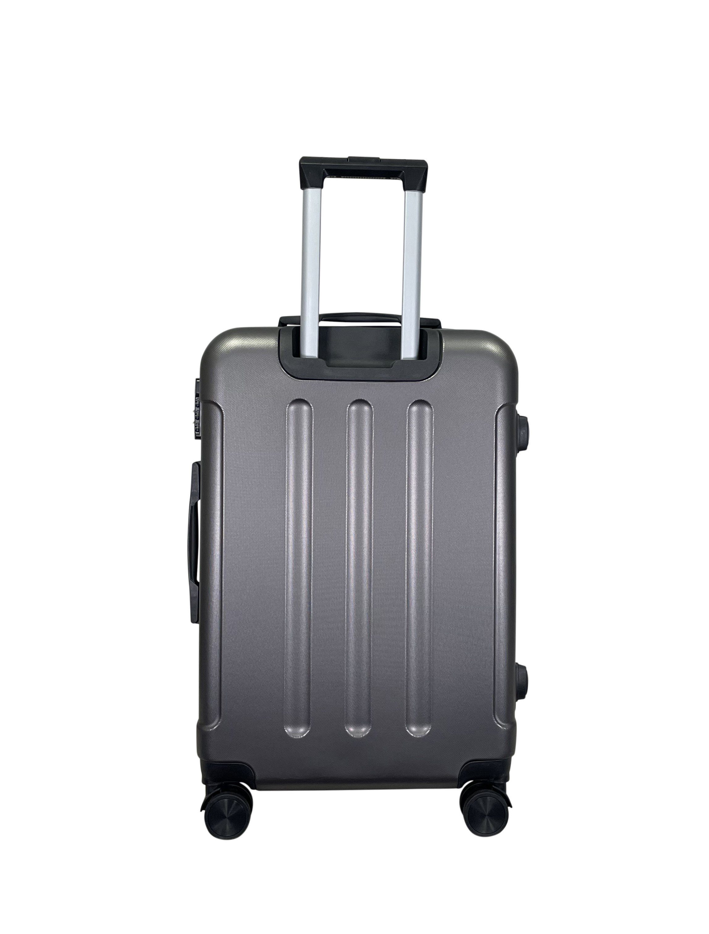 M/L/XL 4 oder Koffer MTB Anthrazit Set Reisekoffer Koffer Trolley Zwillingsrollen ABS