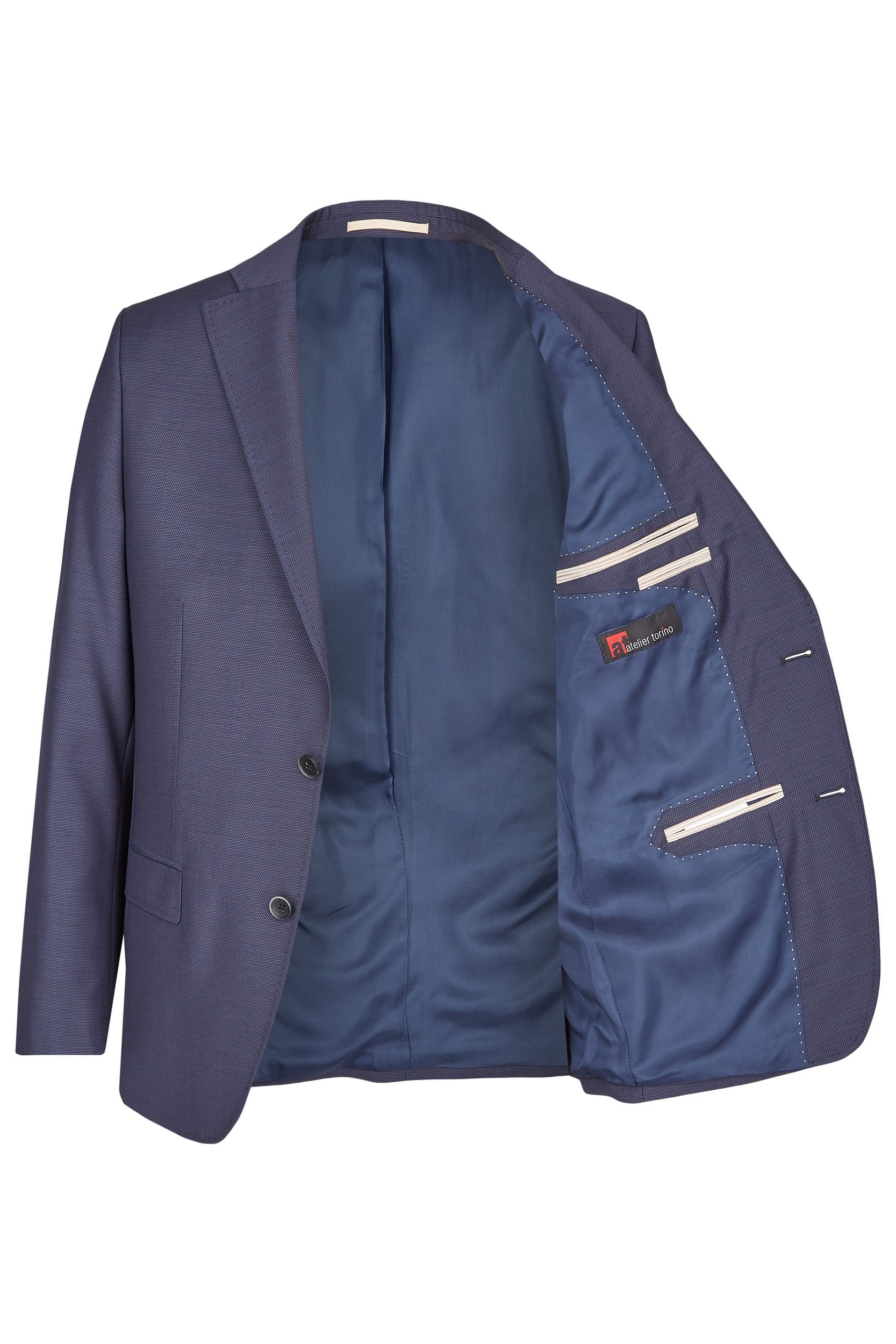 Atelier Torino Sakko Atelier-Torino MIX&MATCH Herren Sakko Modern-Fit Dunkelblau