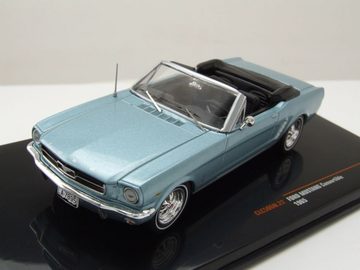 ixo Models Modellauto Ford Mustang Convertible 1965 hellblau Modellauto 1:43 ixo models, Maßstab 1:43
