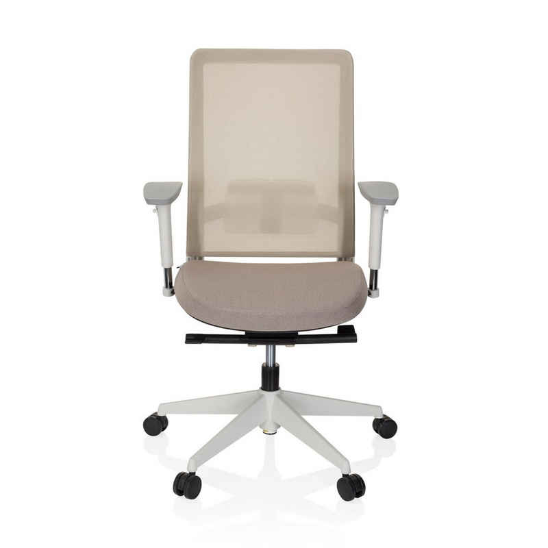 hjh OFFICE Drehstuhl Profi Bürostuhl PURE WHITE Stoff/Netzstoff (1 St), Schreibtischstuhl ergonomisch