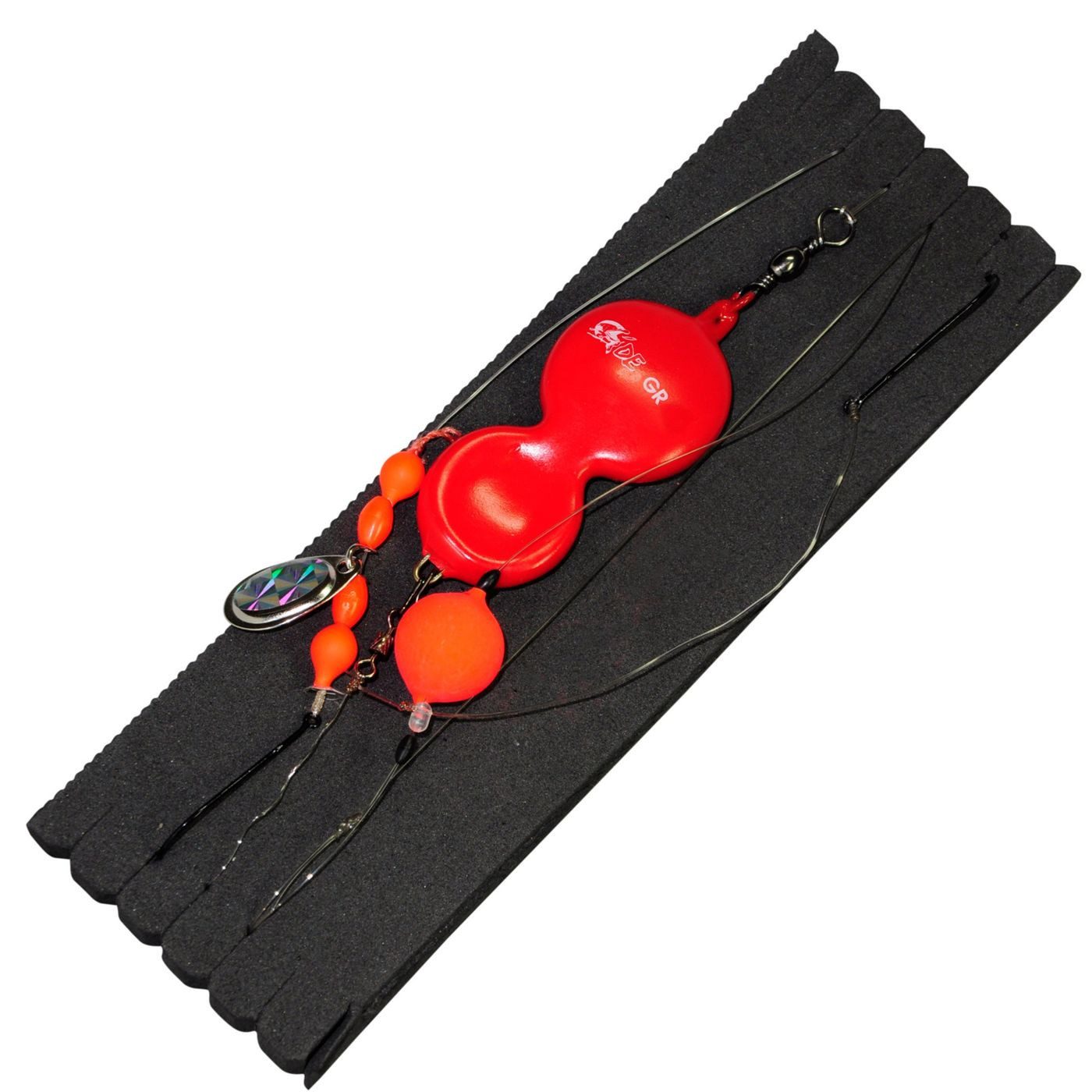 Dieter Eisele Brandungsblei Dieter Eisele Buttlöffel Lift-Montage rot zum Plattfischangeln