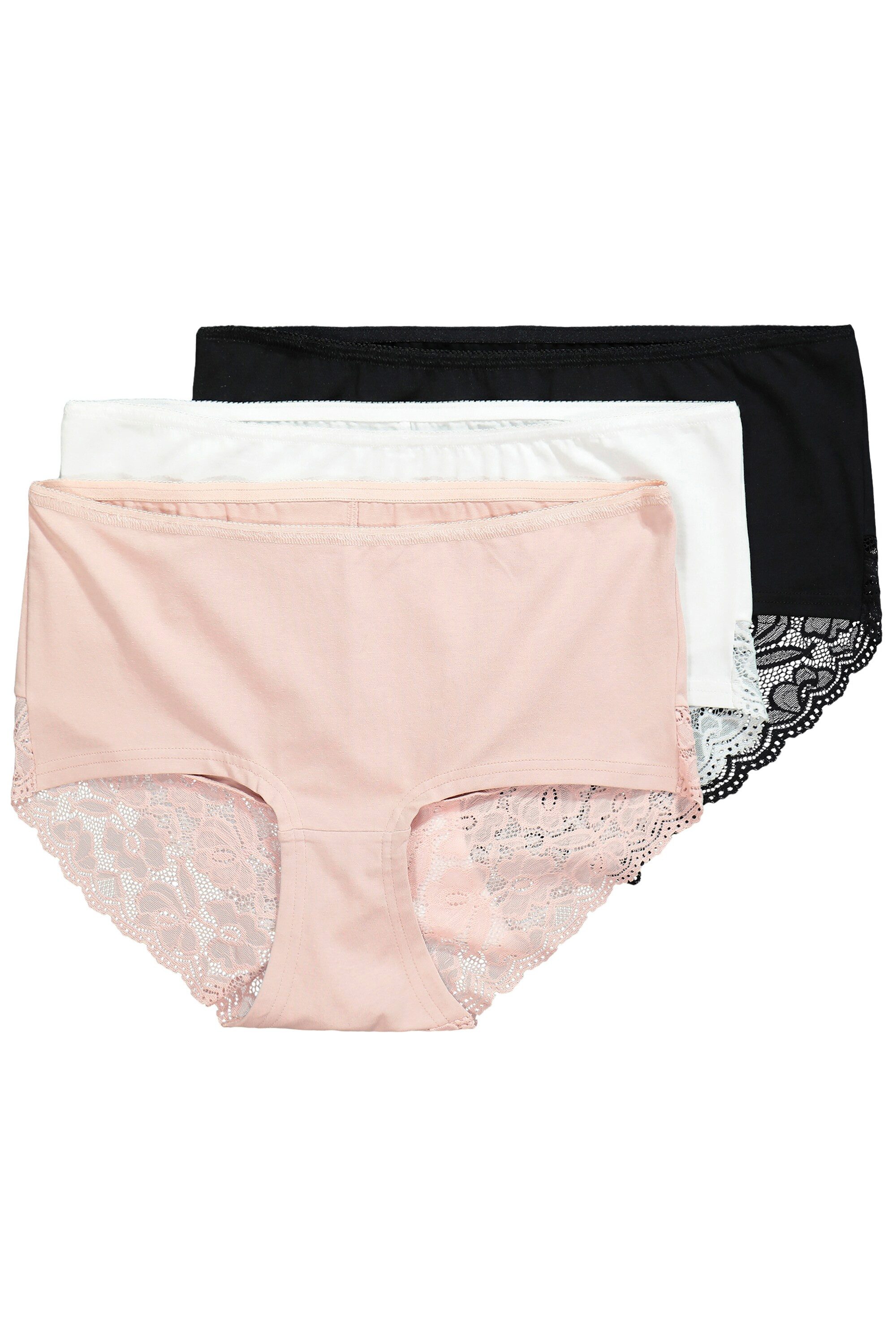Hipster Hipster 3er-Pack Spitze hinten