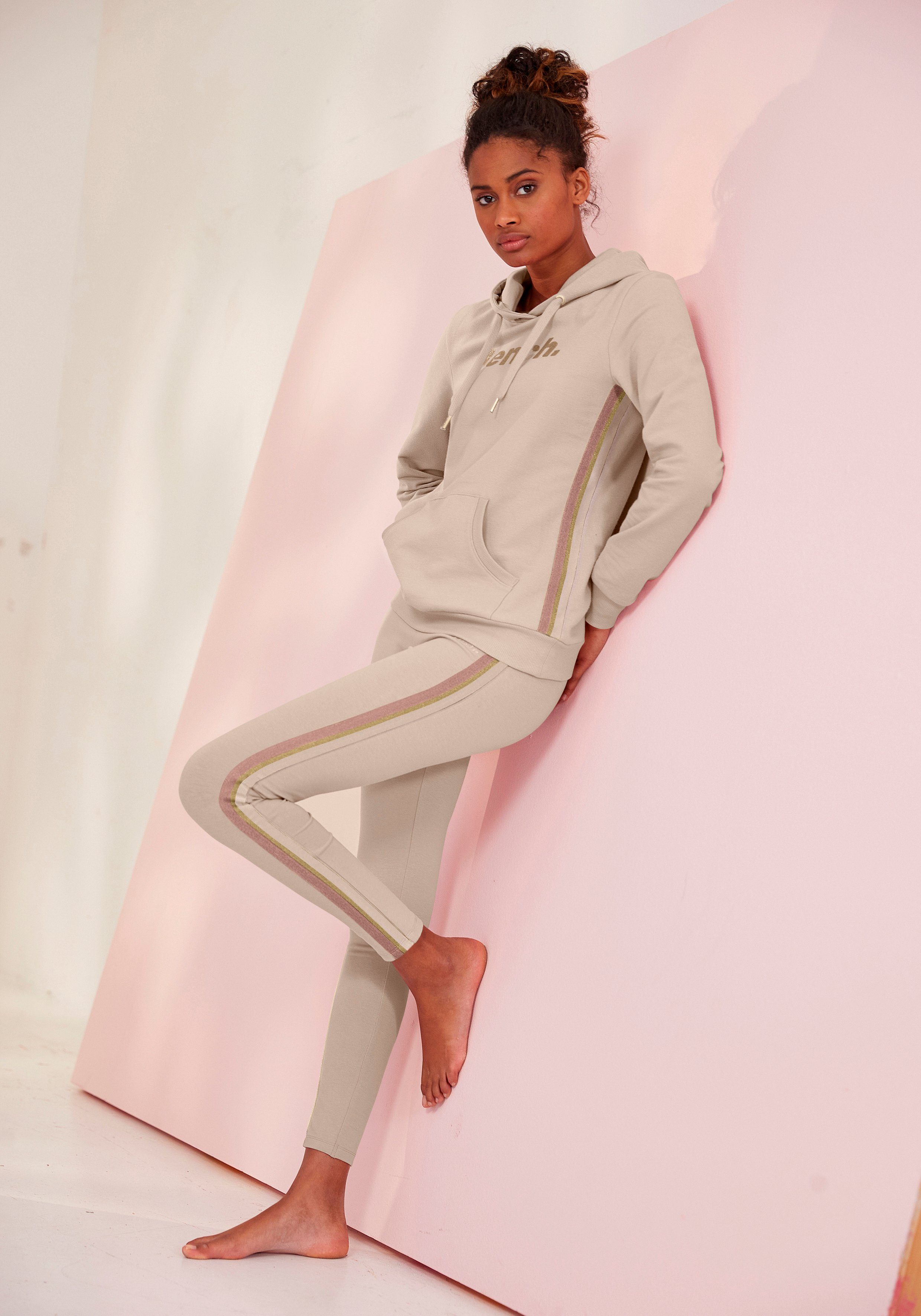 Leggings beige-melange Loungewear Bench.