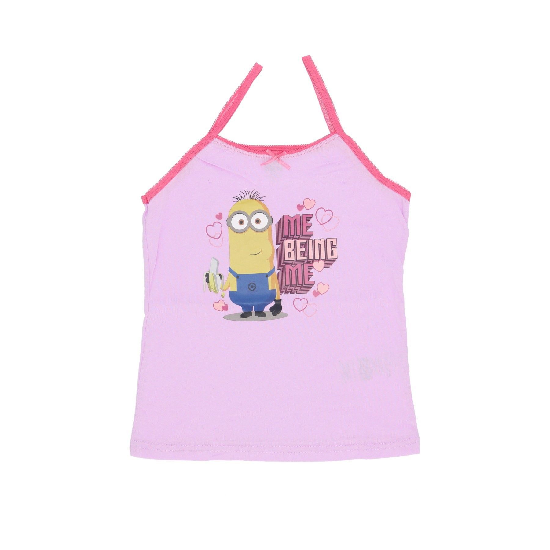 Minions Tanktop Shirts im 2er-Pack aus Baumwolle – Perfekte Oberteile für Mädchen (2-tlg)