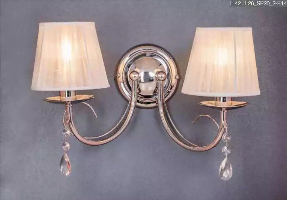 JVmoebel Wandleuchte Klassische Wandlampe aus Metall in Antik-Optik, Leuchtmittel wechselbar, Made in Europa