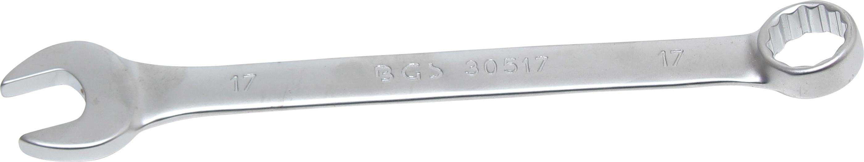 BGS technic Maulschlüssel Maul-Ringschlüssel, SW 17 mm