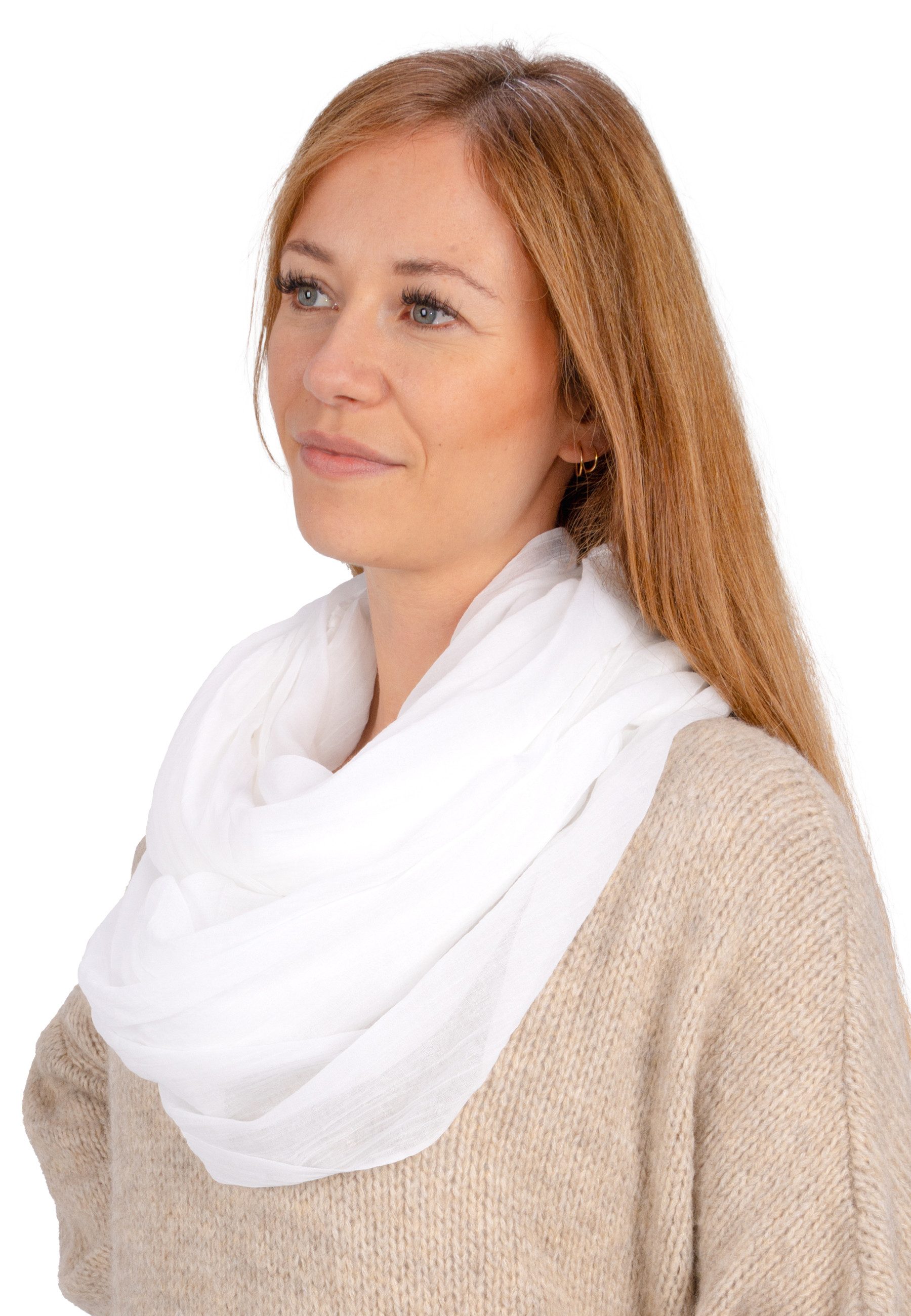 Seasons of April Loop Loop Carina Uni, Leichter & weicher Damen Loop Schal günstig online kaufen