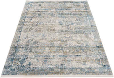 Teppich »Tradi«, OCI DIE TEPPICHMARKE, rechteckig, Höhe 8 mm, Glanz Viskose, mit Fransen, Wohnzimmer