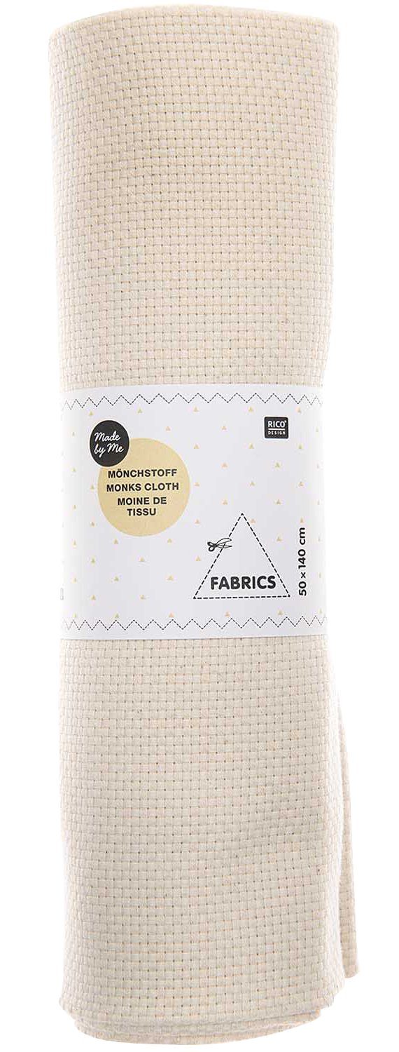 Rico Design Stoff Punch Needle Stoff Mönchstoff, 50 cm x 140 cm