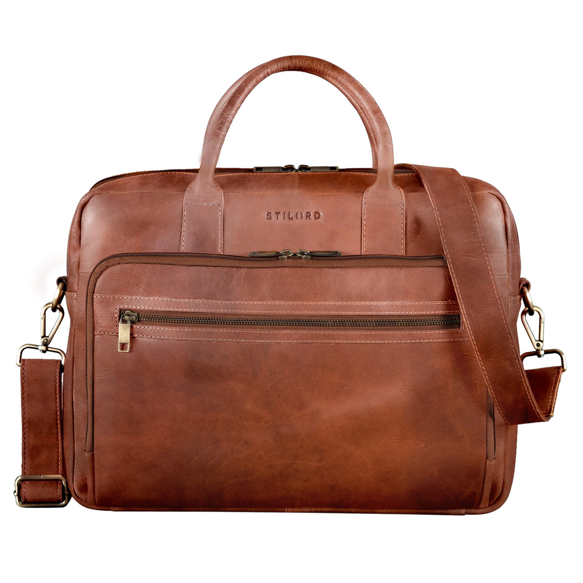 STILORD Laptoptasche "Dawson" Leder Aktentasche Umhängetasche günstig online kaufen