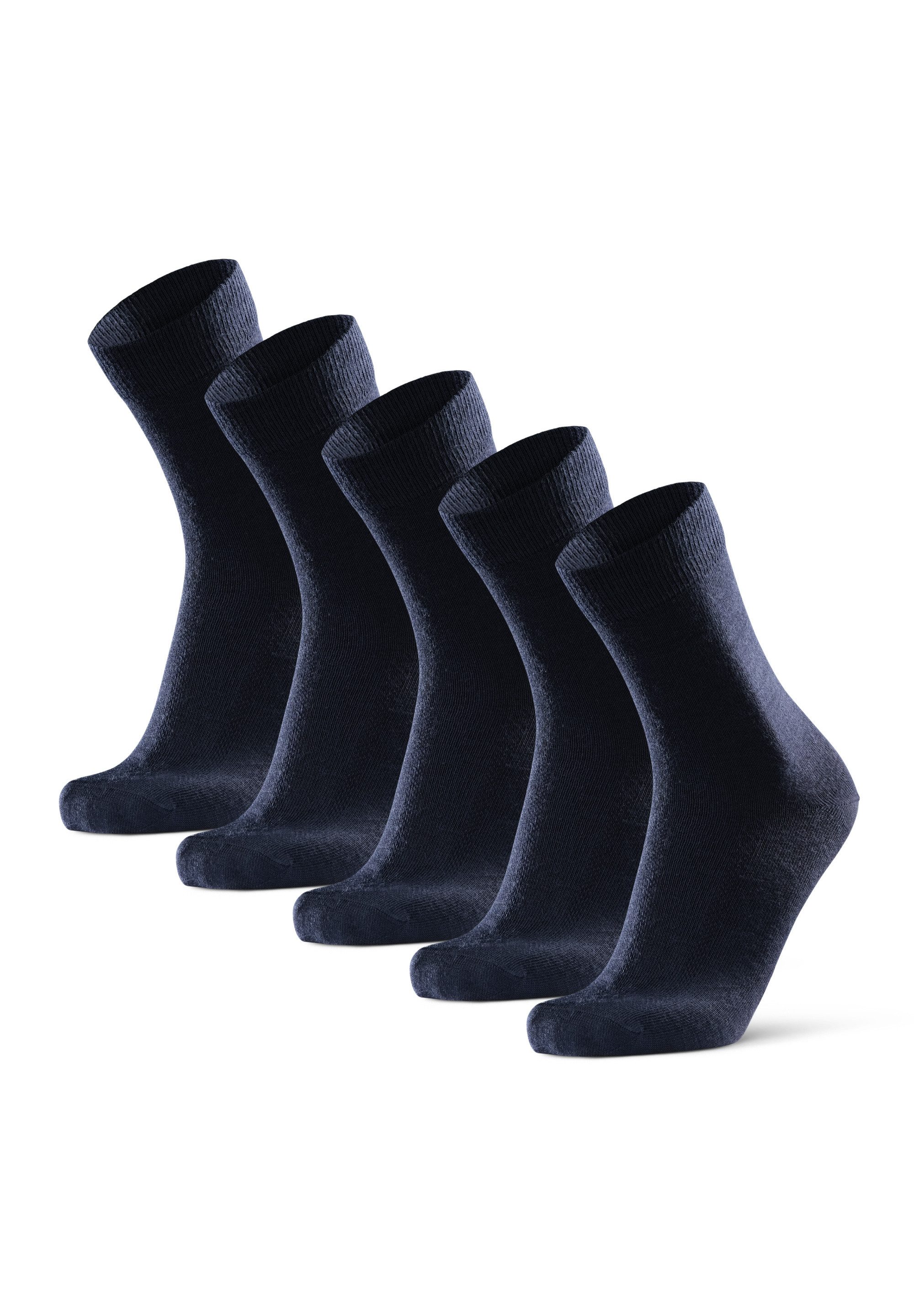 DANISH ENDURANCE Basicsocken Merino Dress (5-Paar) warme Wollsocken, atmungsaktiv, Anti-Blasen, Unisex