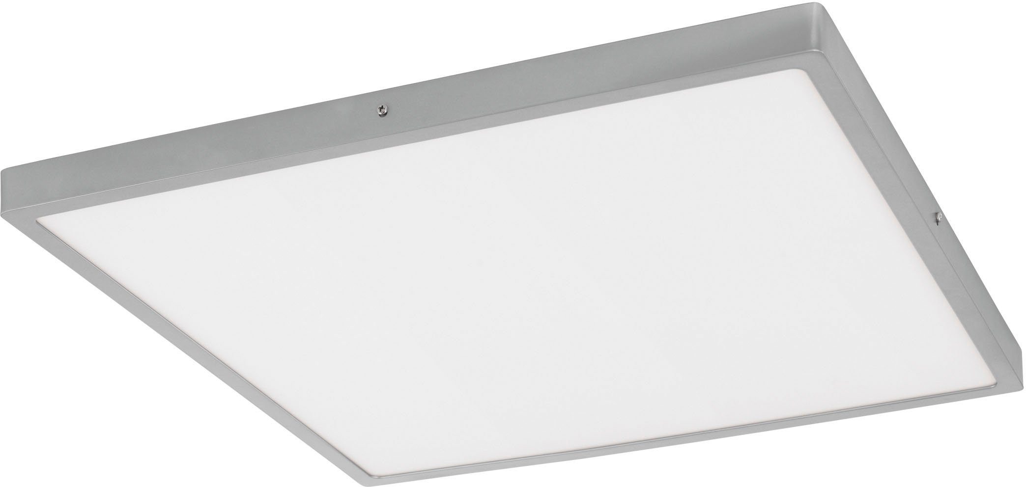 EGLO LED Panel FUEVA 1, LED fest integriert, Warmweiß, schlankes Design, nur 3 cm hoch | Panels