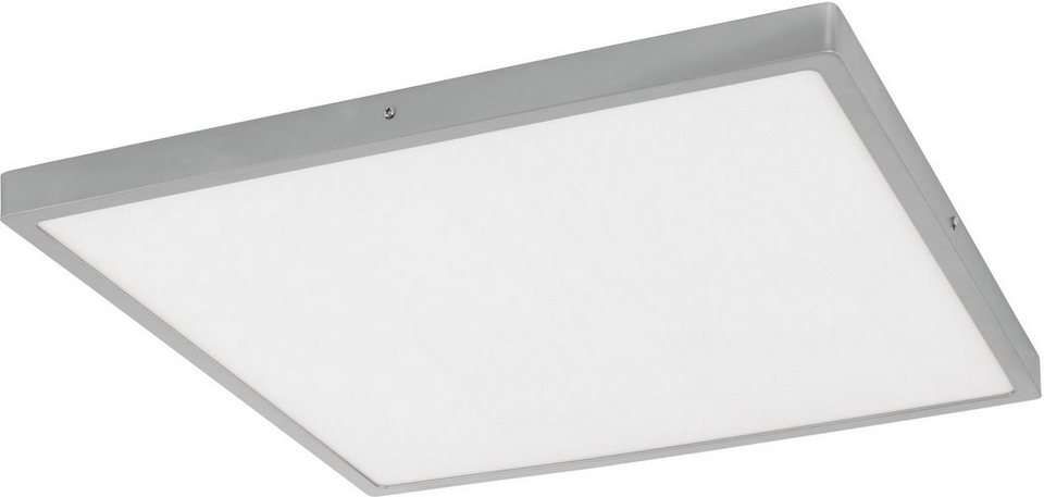 EGLO LED Panel FUEVA 1, LED fest integriert, Warmweiß, schlankes Design, nur  3 cm hoch
