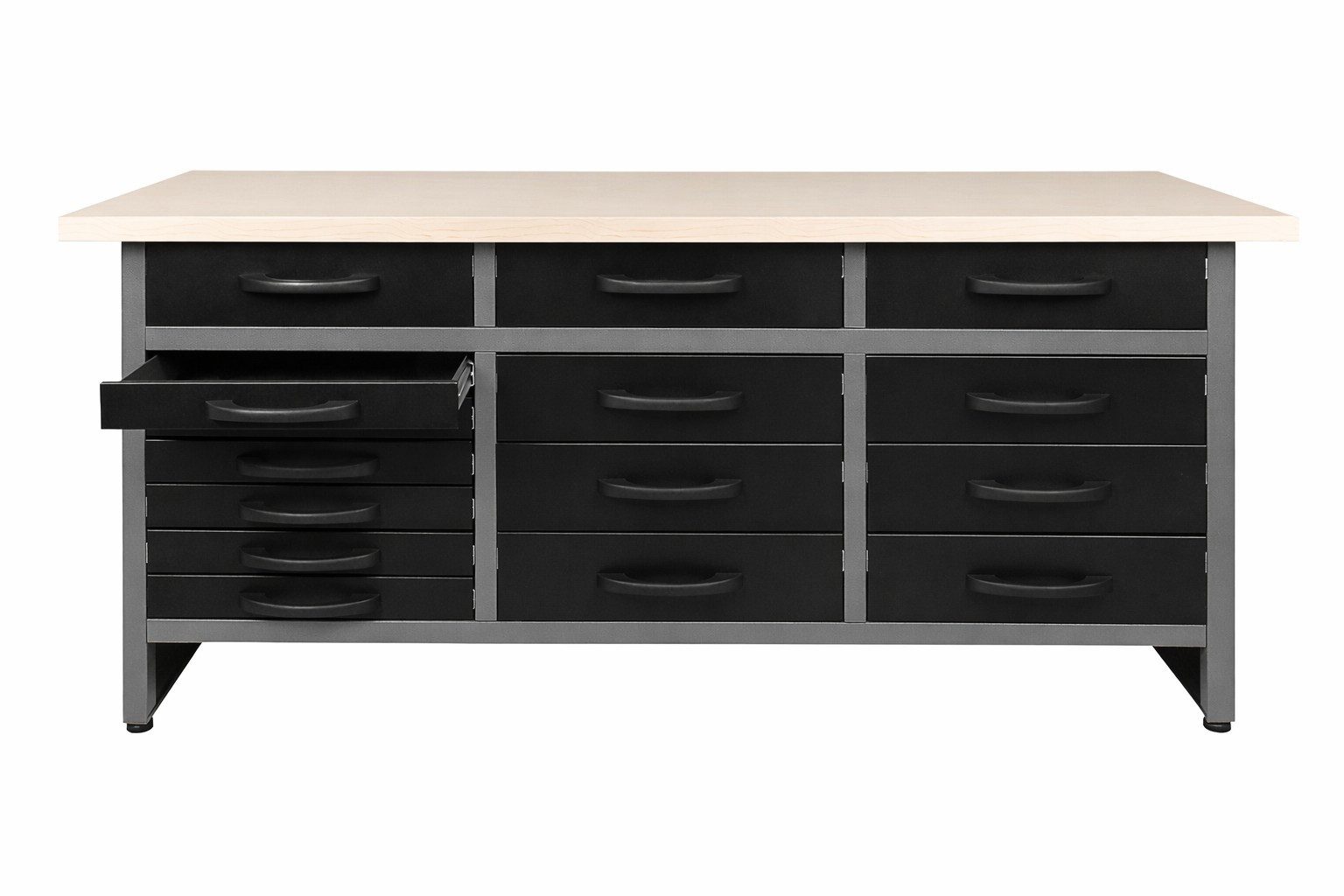 ONDIS24 Werkbank Ondis24 Werkbank Arbeitsplatte 160cm Werktisch rot Melamin