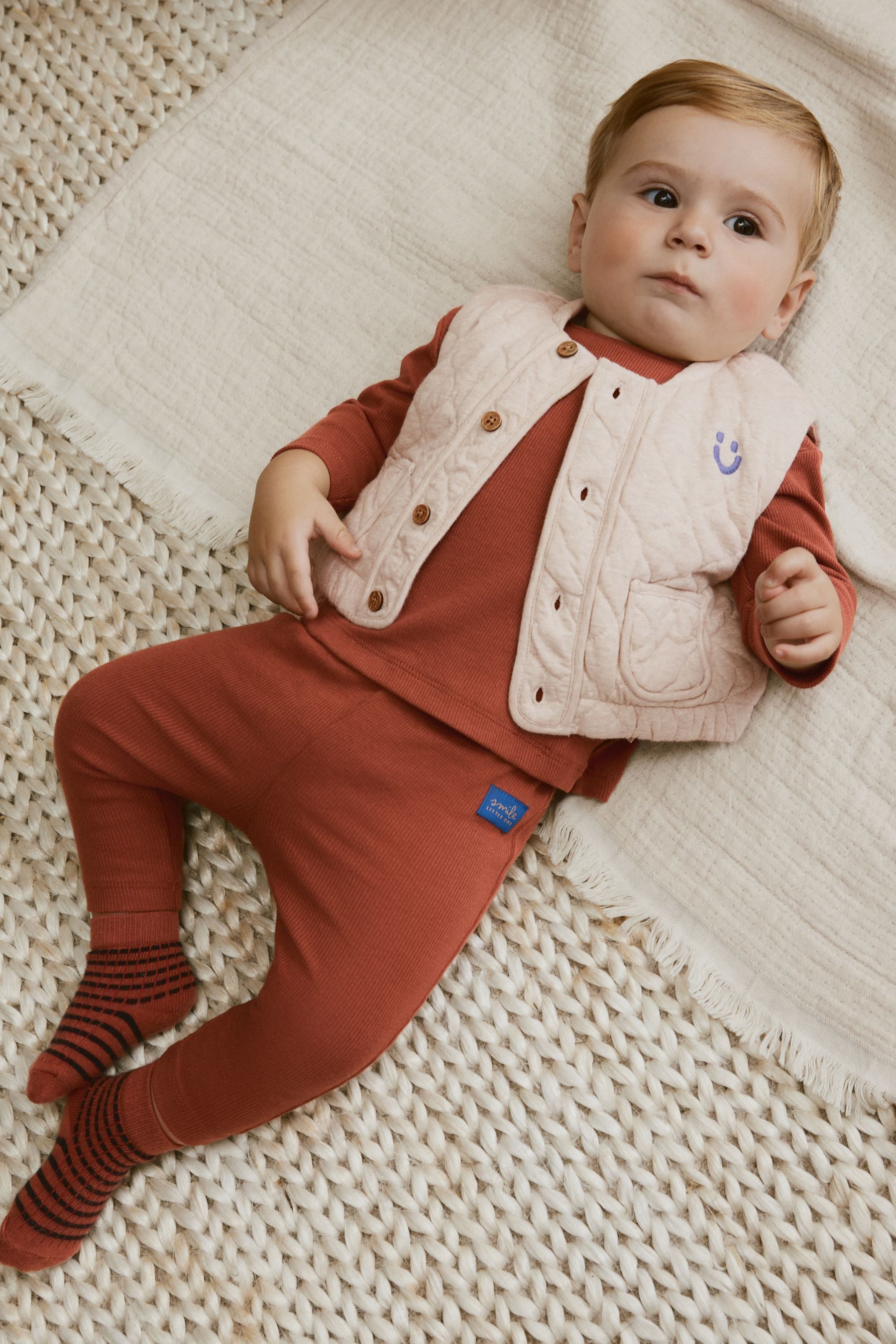 Shirt & Leggings Baby-Set mit Westentop und Leggings