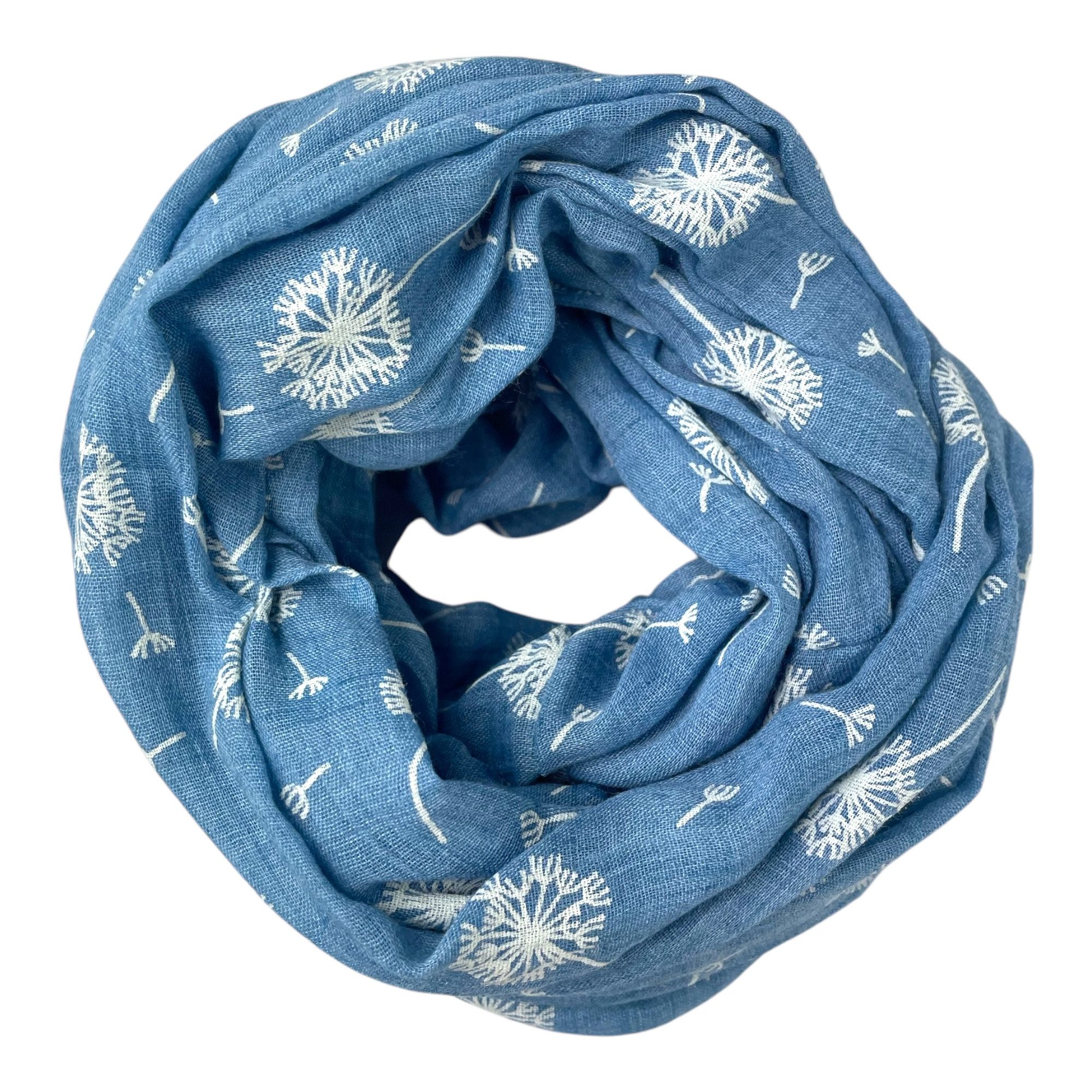 Taschen4life Loop Damen Sommer Schal SS-731 mit Pusteblumen print, Trend Mu günstig online kaufen