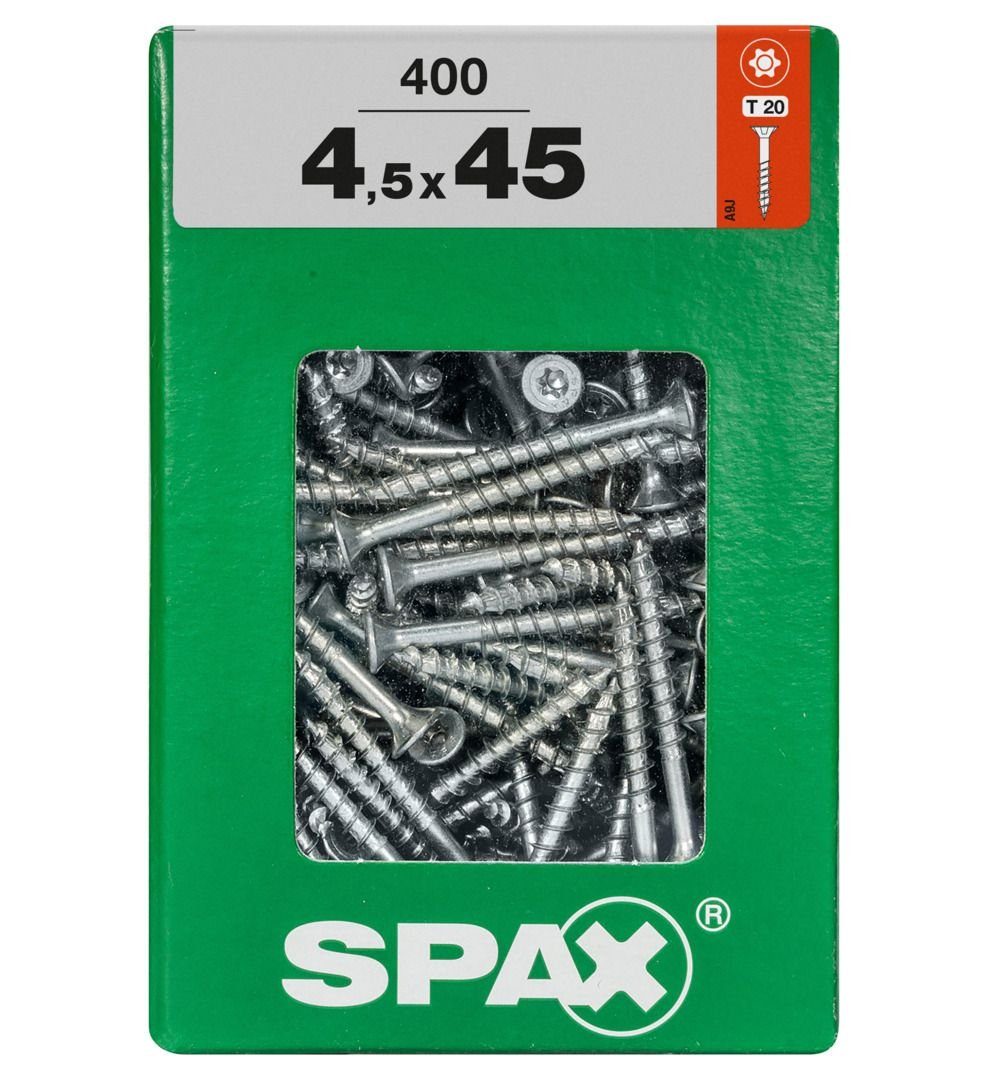 - SPAX Universalschrauben x Holzbauschraube 400 Spax 45 TX 4.5 20 mm