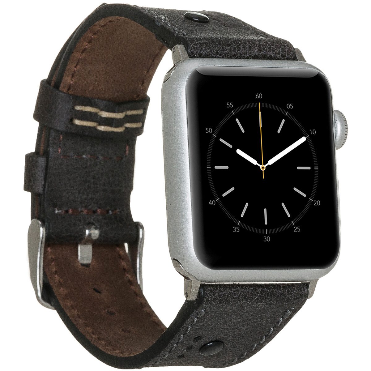 Burkley Smartwatch-Armband Exklusives Vintage Lederarmband, Handmade Stil 15