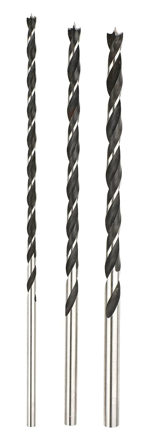 kwb Bohrer- und Bit-Set kwb 3-tlg. Holzbohrer-Set lang - 6 mm, 8 mm, 10 mm - Extra lange Bohre, kwb 3-tlg. Holzbohrer-Set lang - 6 mm, 8 mm, 10 mm - Extra lange Bohre