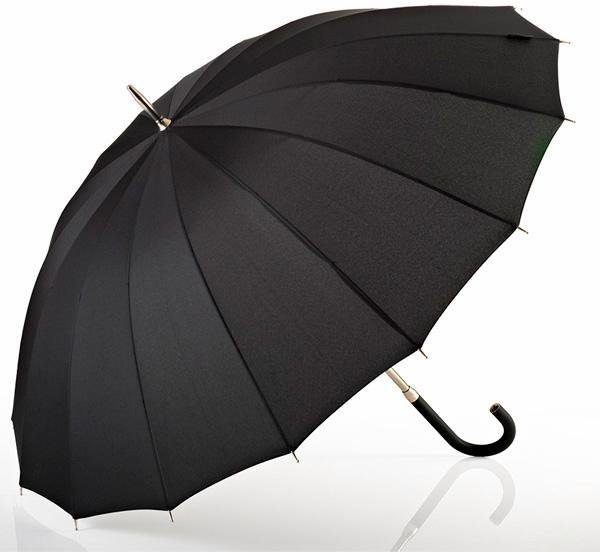 Stockregenschirm schwarz Metropolitan®, EuroSCHIRM®