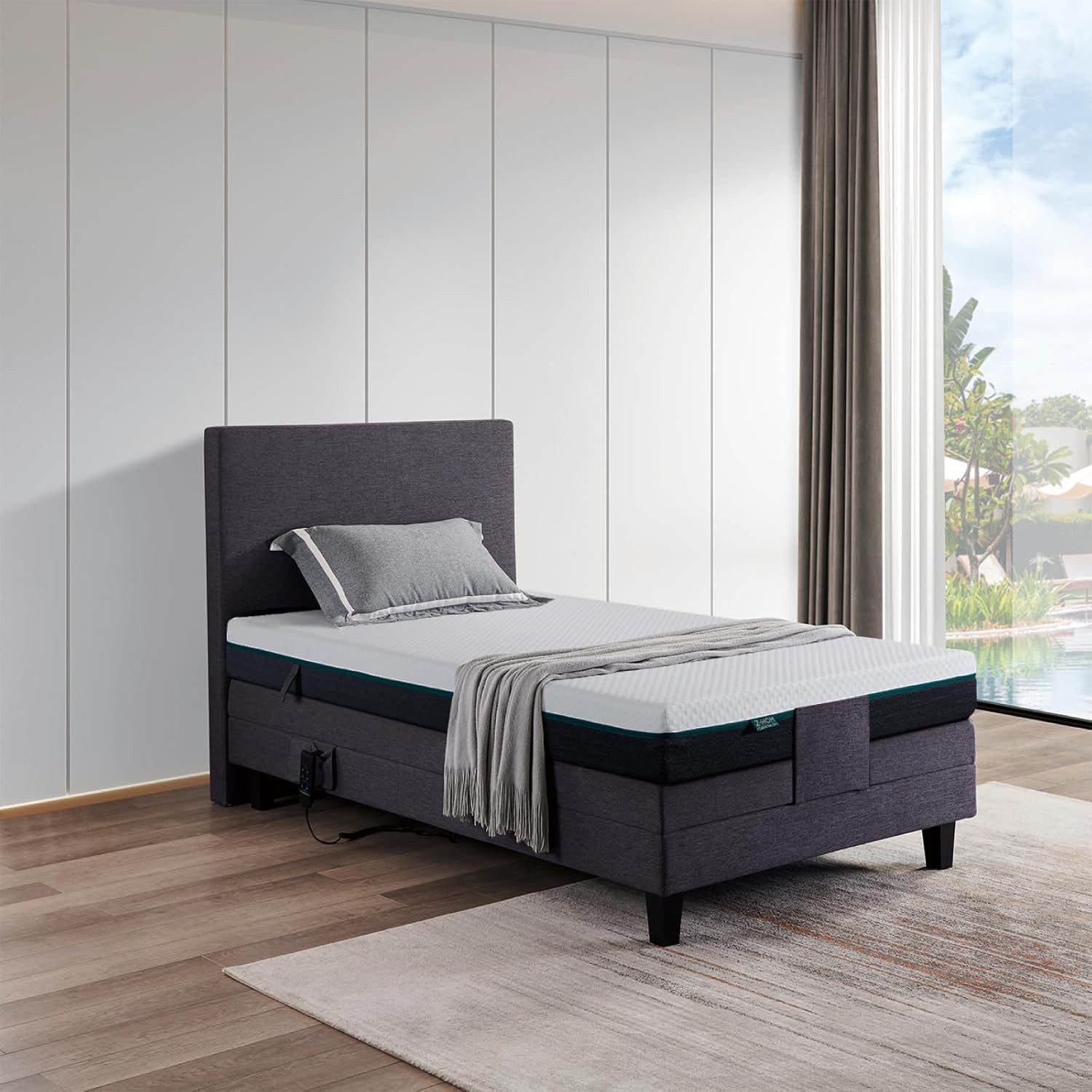 V6 Boxspringbett Motorbett 209E Bestes Preis-Leistungs-Verhältnis günstig online kaufen