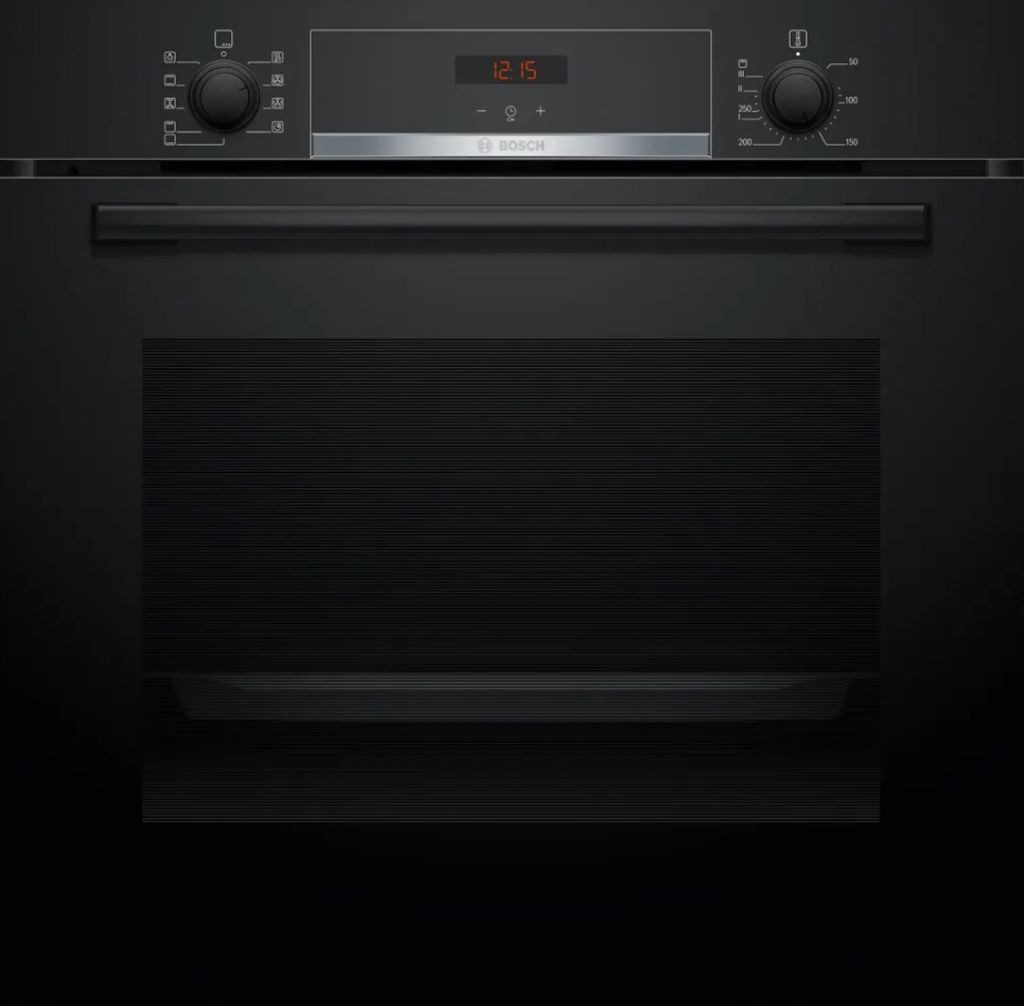 BOSCH Backofen-Set EcoClean 3D-Heißluft Pizzafunktion + 78 cm Glaskeramik Kochfeld htech, mit 1-fach Teilauszug, Hydrolyse