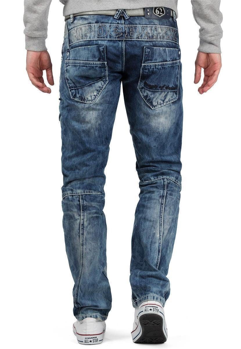 Cipo & Baxx Regular-fit-Jeans Herren Hose günstig online kaufen