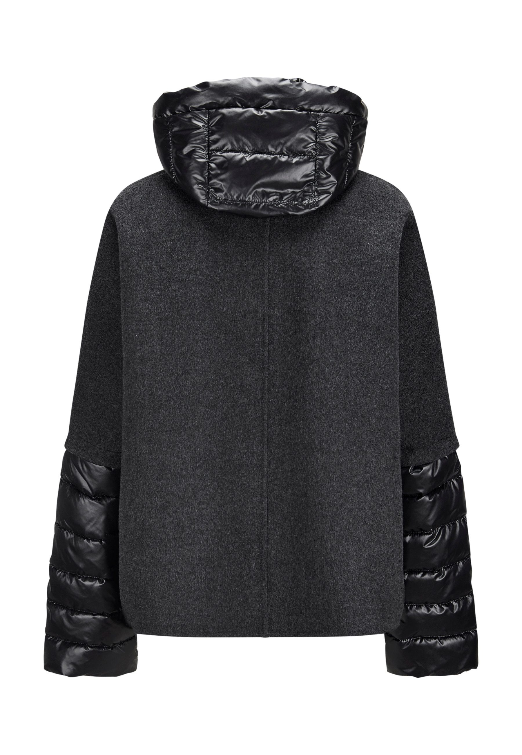 MILESTONE Wolljacke MSAzalea im Material Mix aus Wolle Doubleface und Stepp – Bild 3 von 5