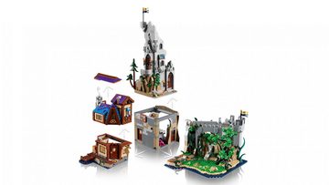 LEGO® Konstruktionsspielsteine Dungeons & Dragons: Die Sage vom Roten Drachen 21348, (Set, 3745 St), Feiere 50 Jahre Dungeons & Dragons