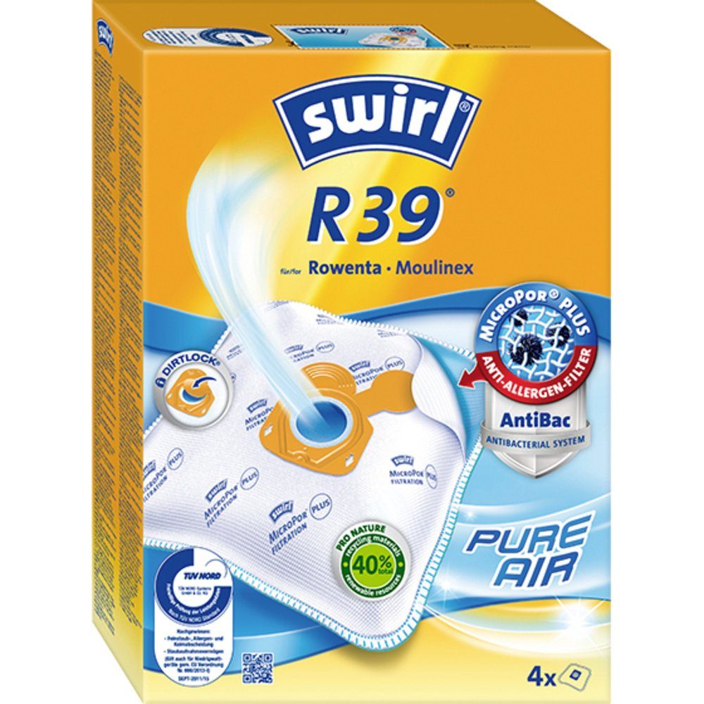 Swirl Staubsaugerbeutel R 39 EcoPor