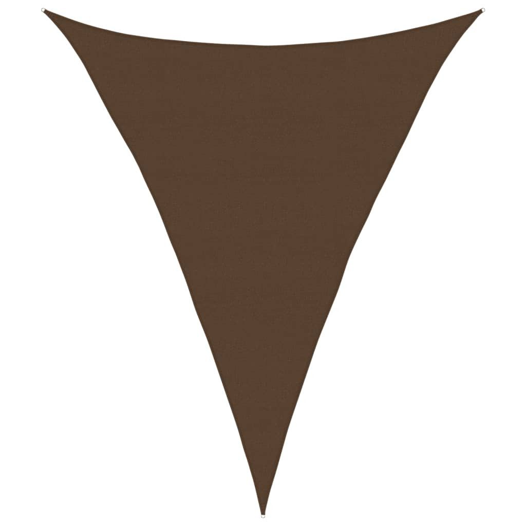 Sonnensegel Sonnensegel 160 g/m² Braun 5x6x6 m HDPE
